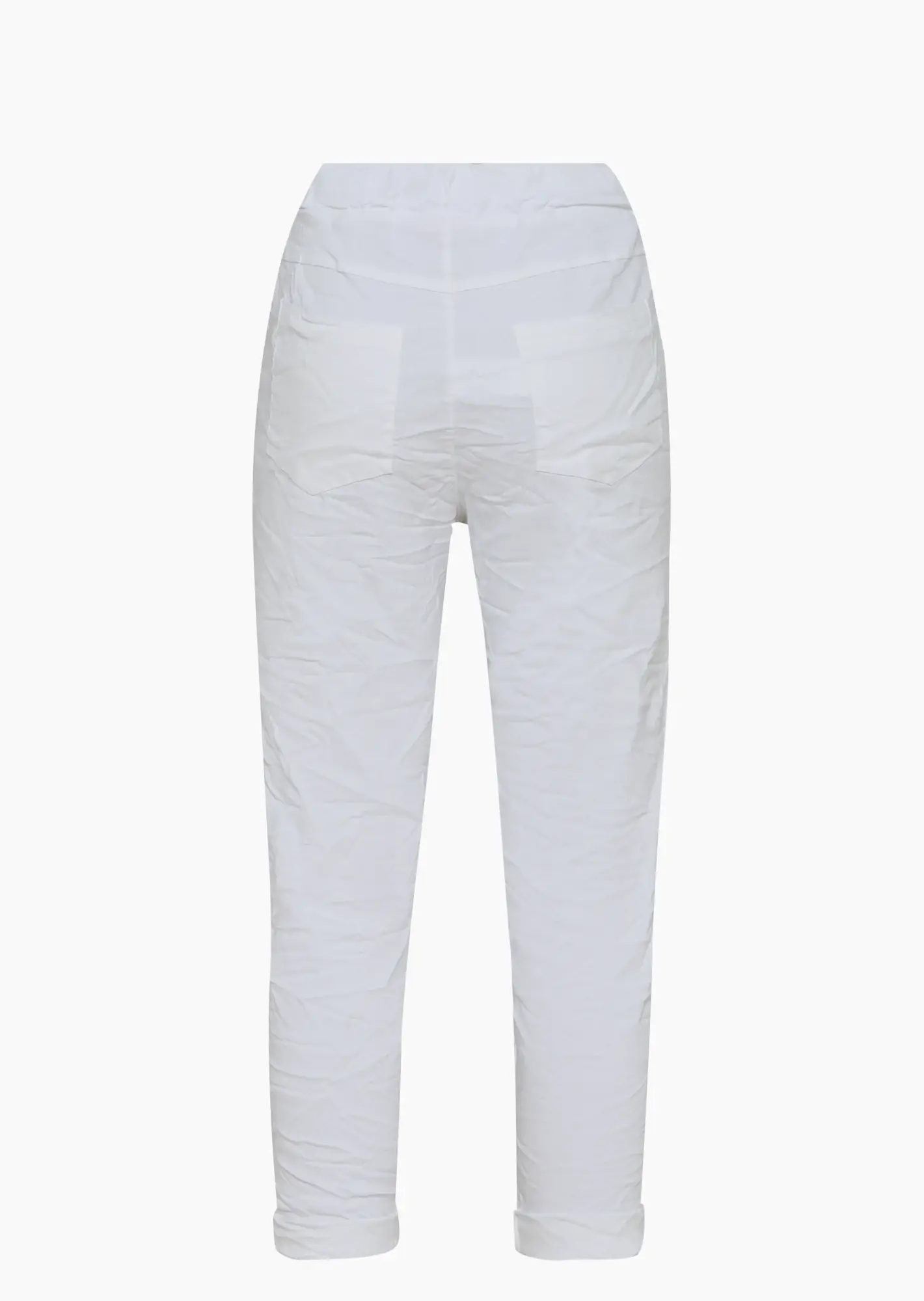 Joggpants mit dekorativem Anhänger, weiß