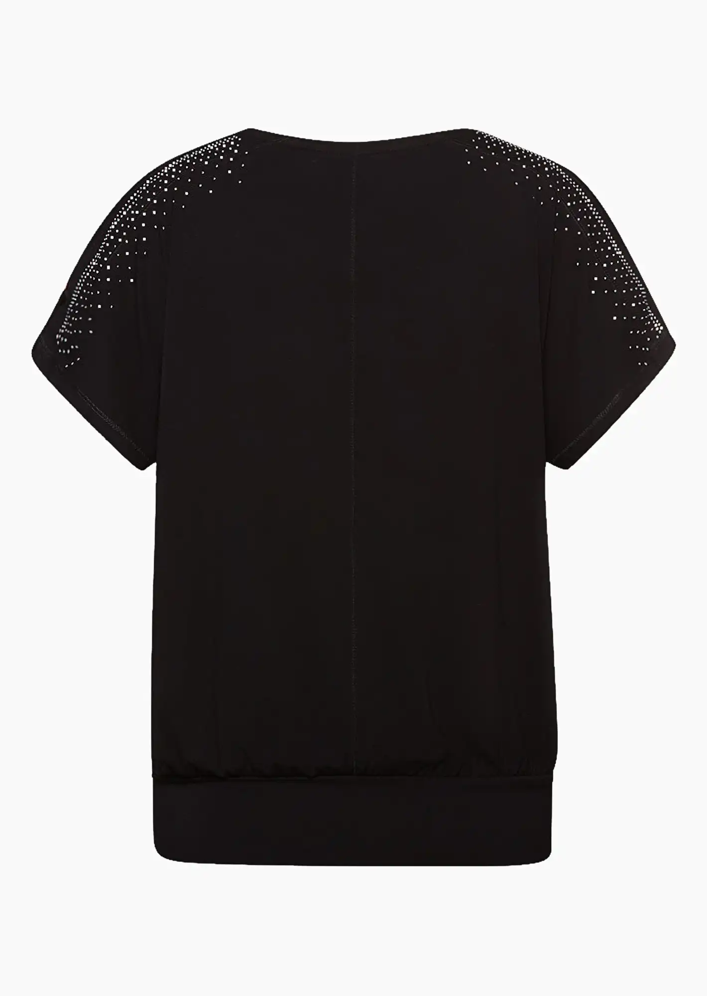 Shirt 'Glamour', schwarz