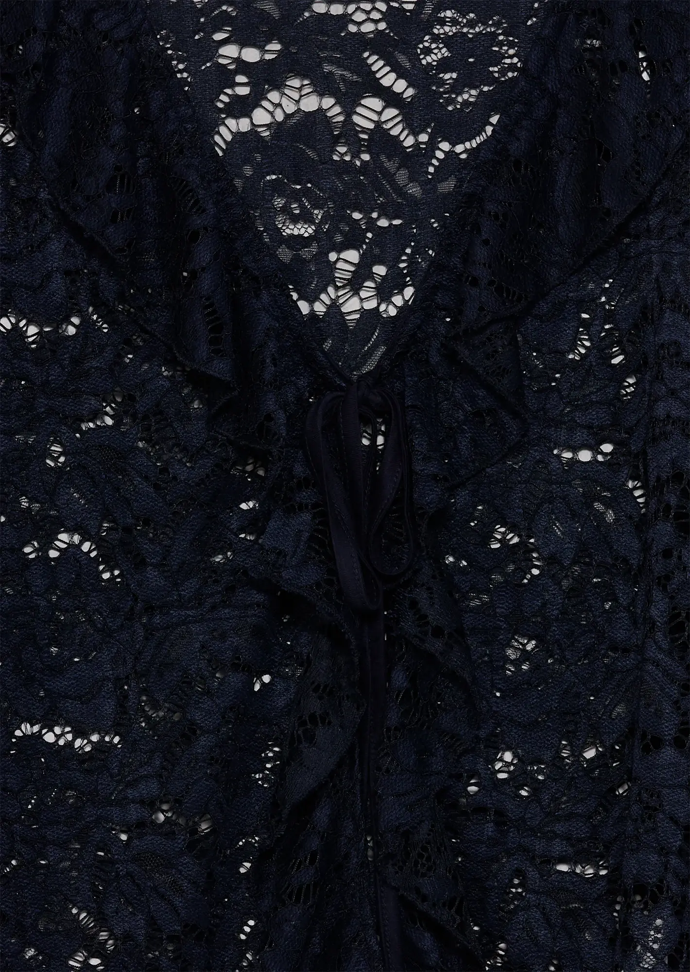 Jacke im Alloverspitzendesign, navy