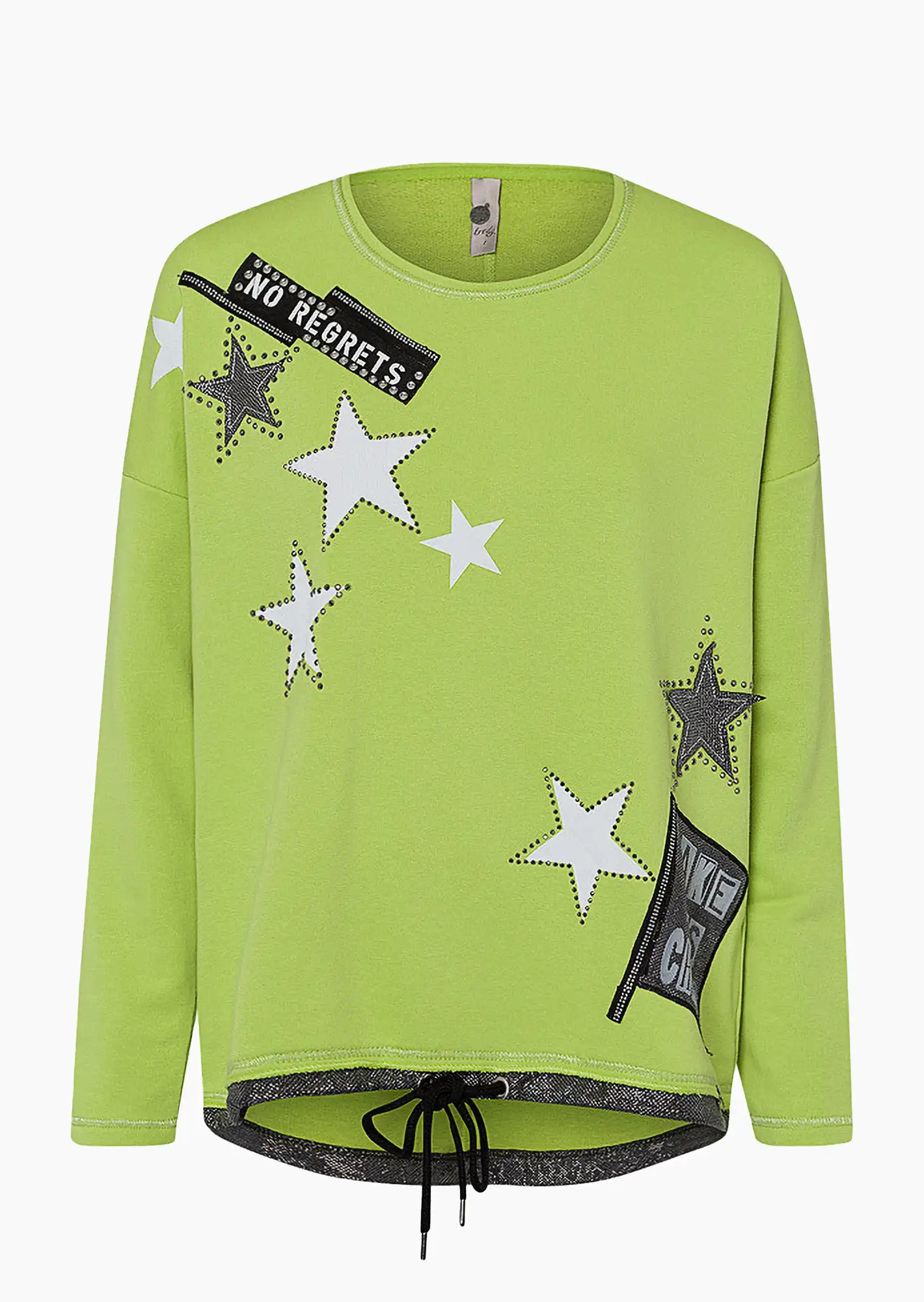 Sweatpullover 'Stars', lime