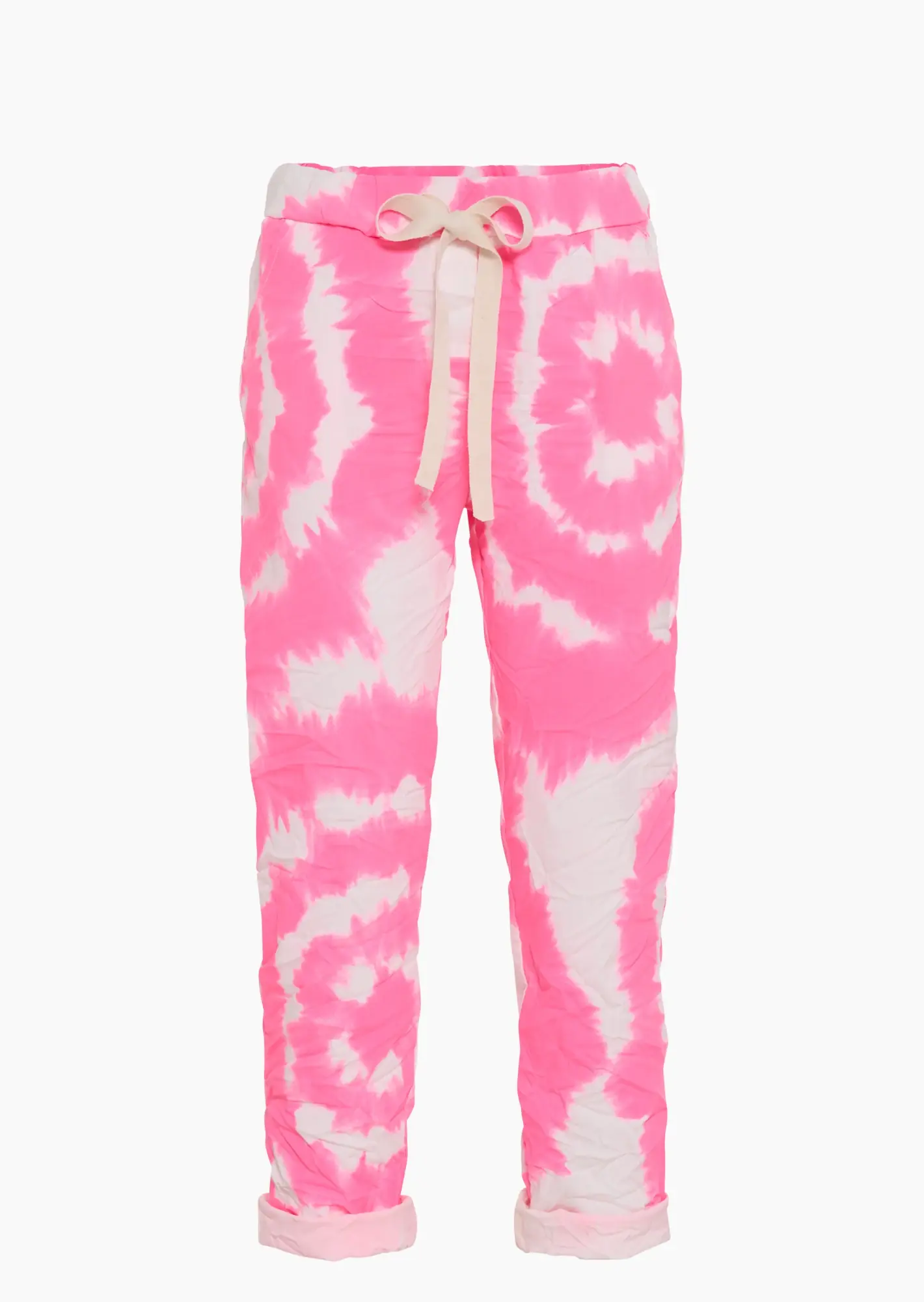 Joggpants im Graffitistyle, neonpink