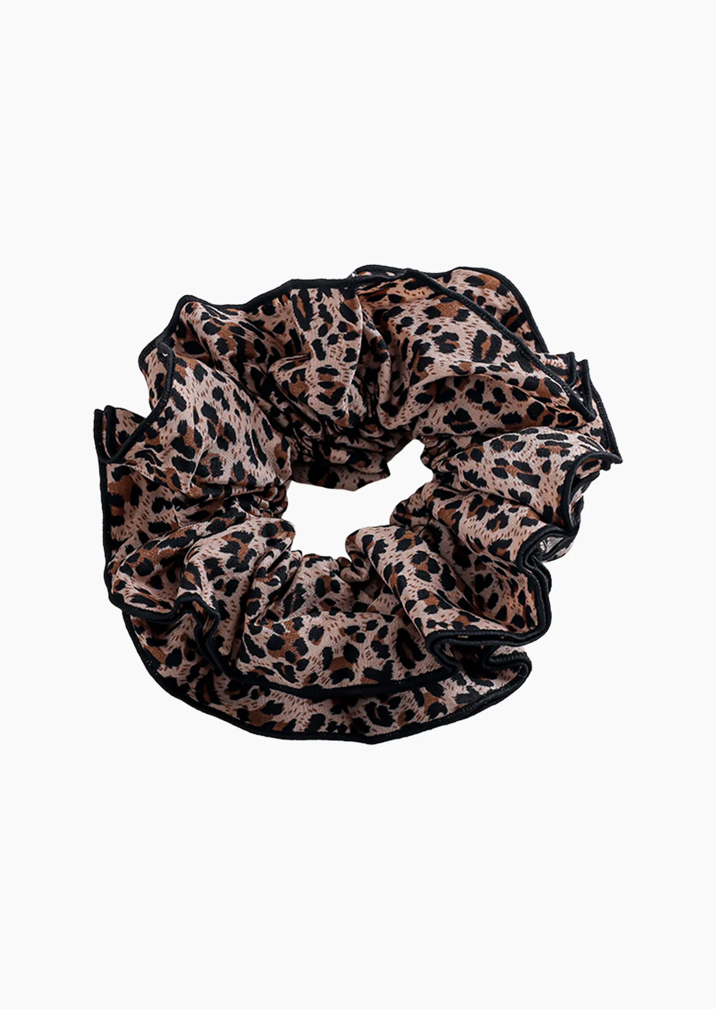 Haargummi im Leoprint, crema