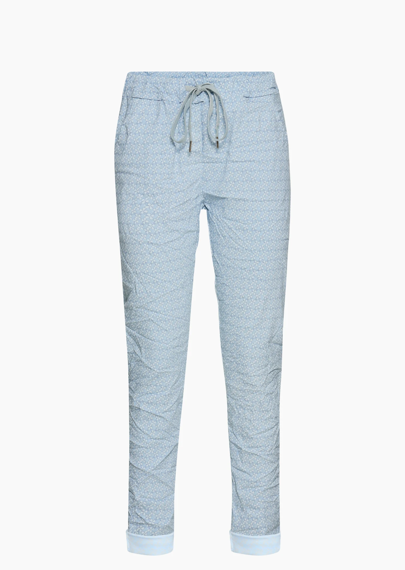 Joggpants im Alloverprint, eiskristall