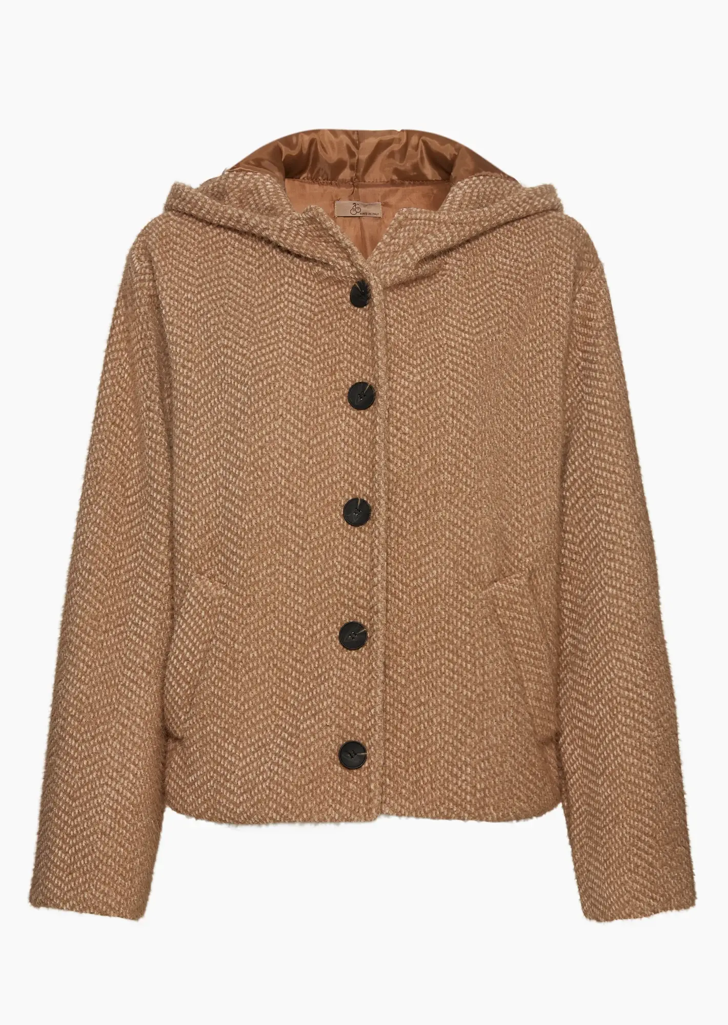 kurze Jacke, cappuccino