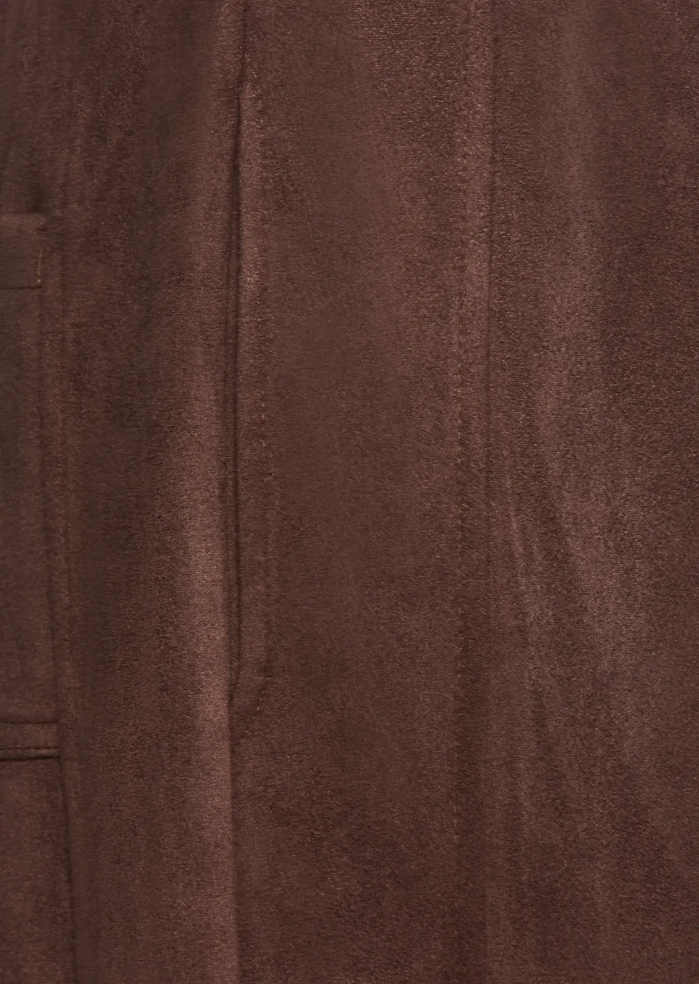 Pants in Suede-Optik, schoko