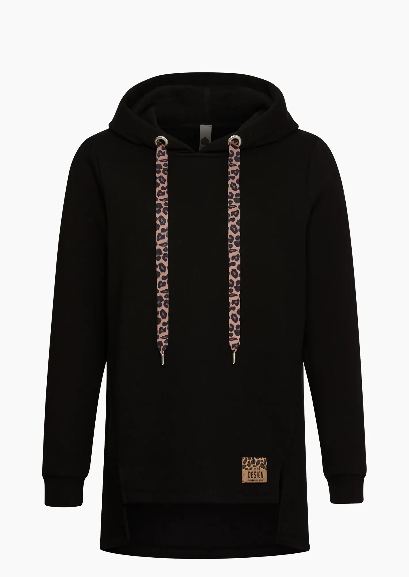 kuscheliger Kapuzenpullover, schwarz