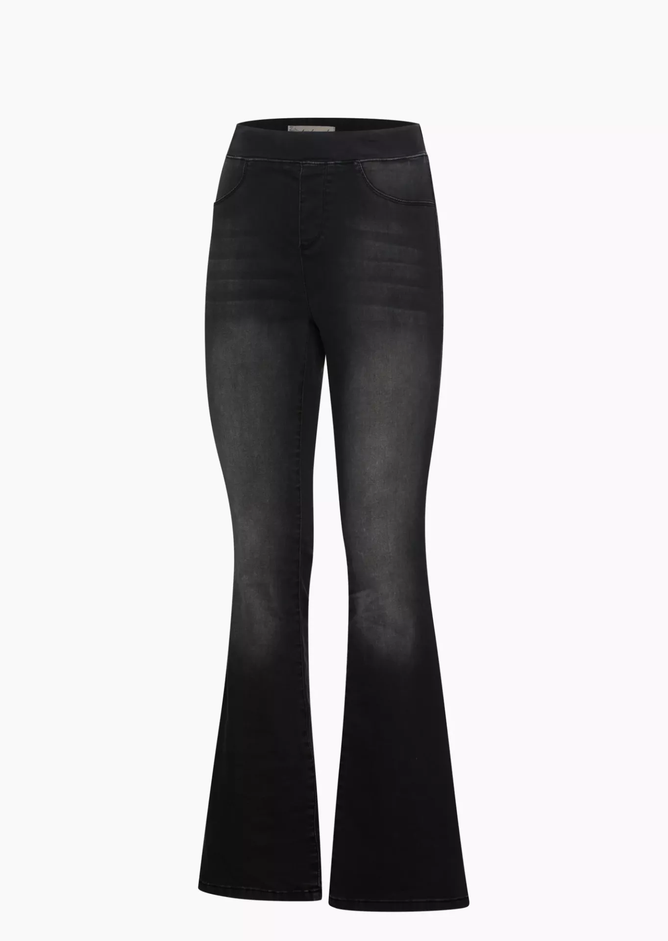 Jeggings mit Bootcut, black denim