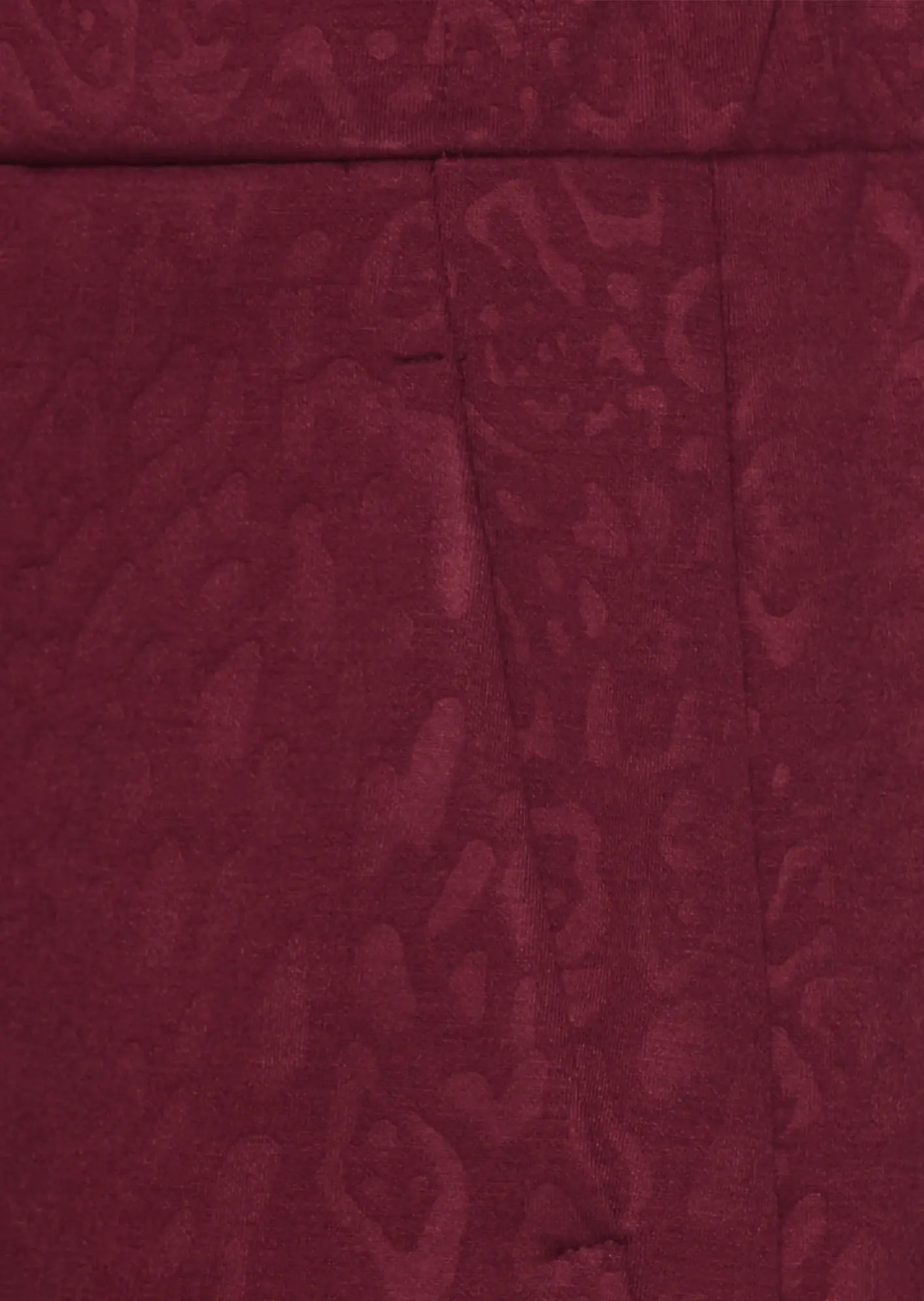 Joggpants mit Leoprägung, burgund