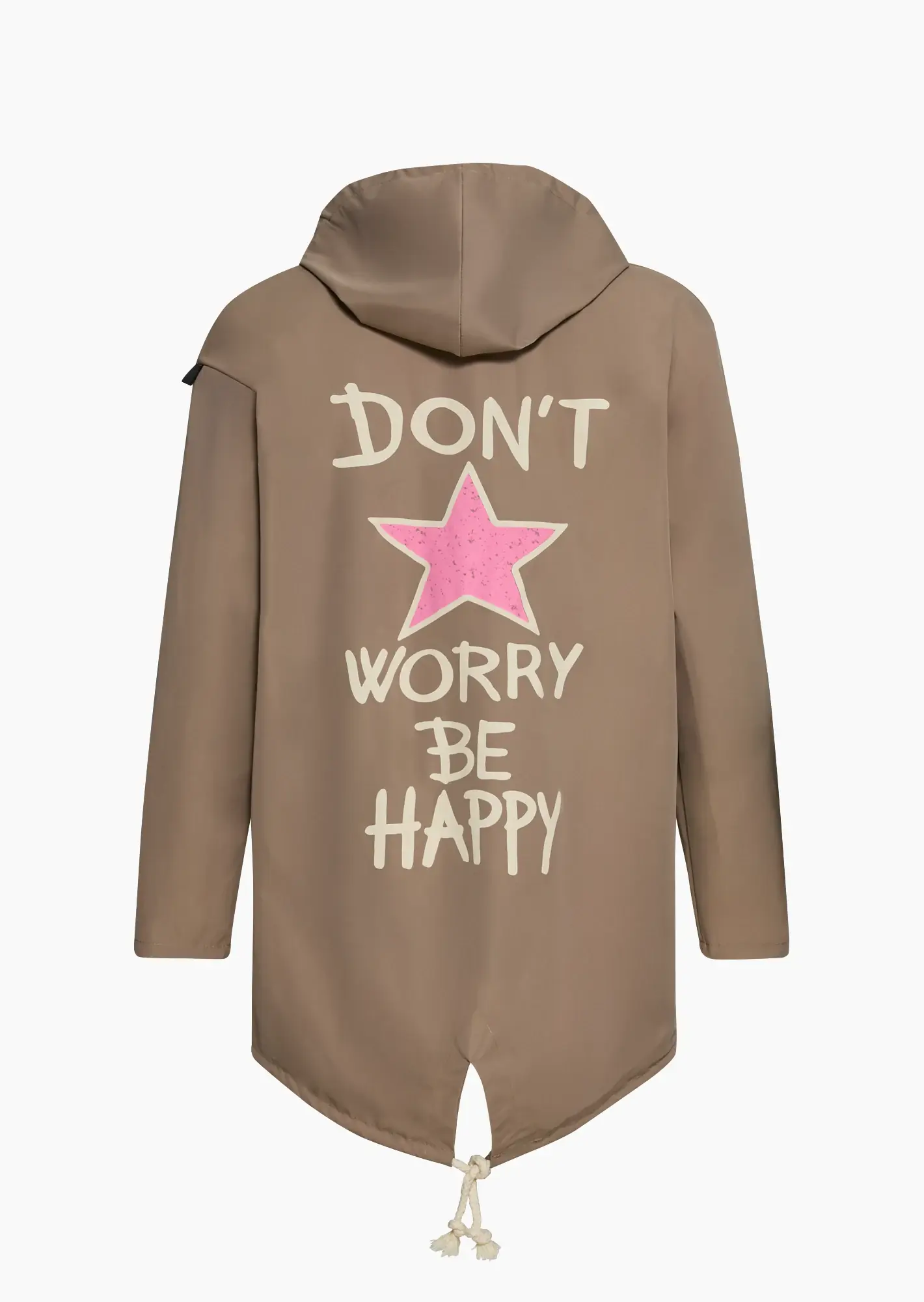 Jacke mit Statementprint, pepper