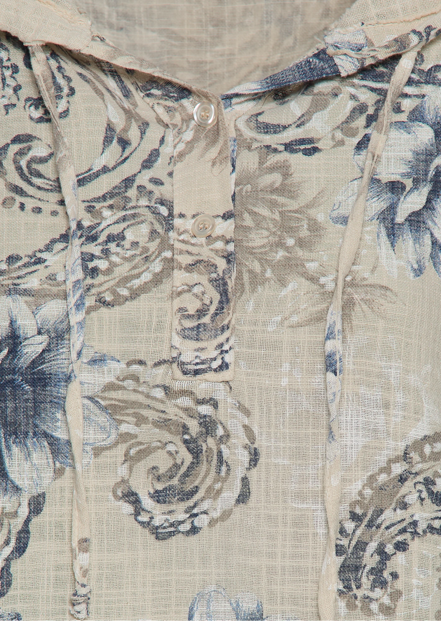 Bluse gemustert, crema
