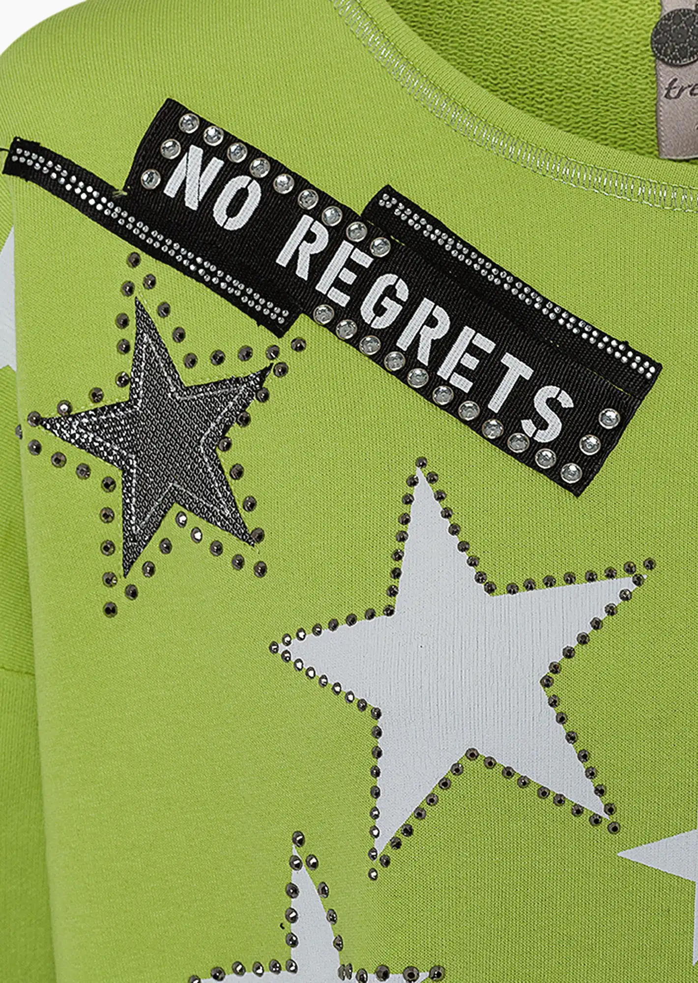 Sweatpullover 'Stars', lime