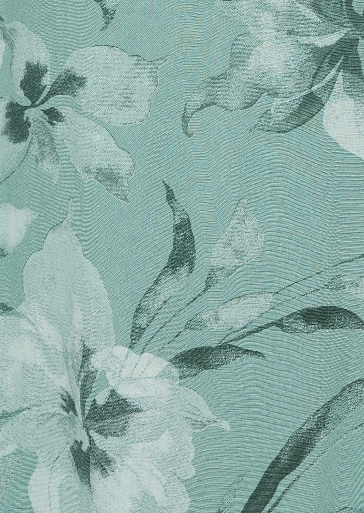 Bluse im Alloverprint, misty green