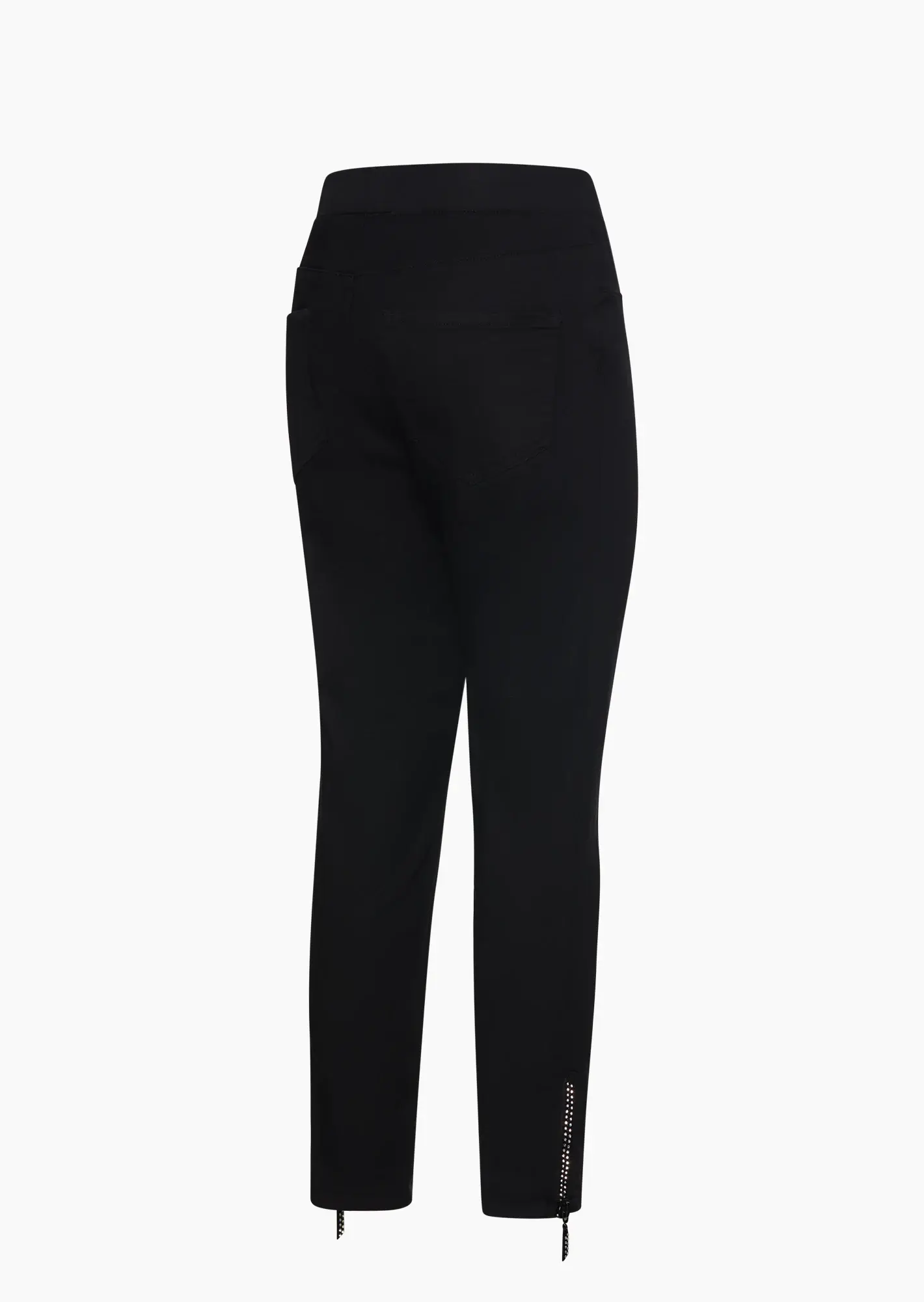 Jeggings mit Reißverschluss, schwarz