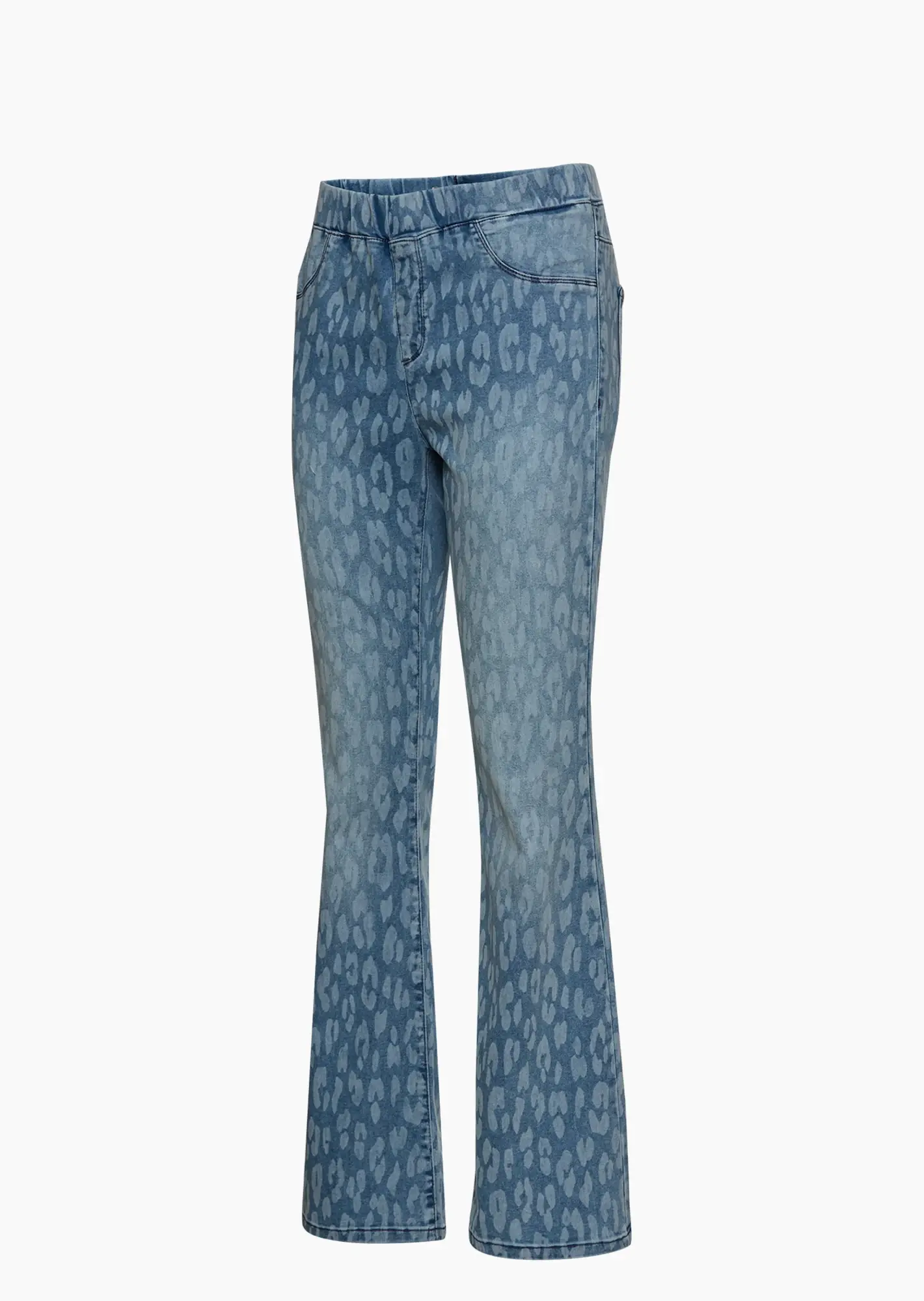 Jeggings im Bootcut-Style, bleached denim