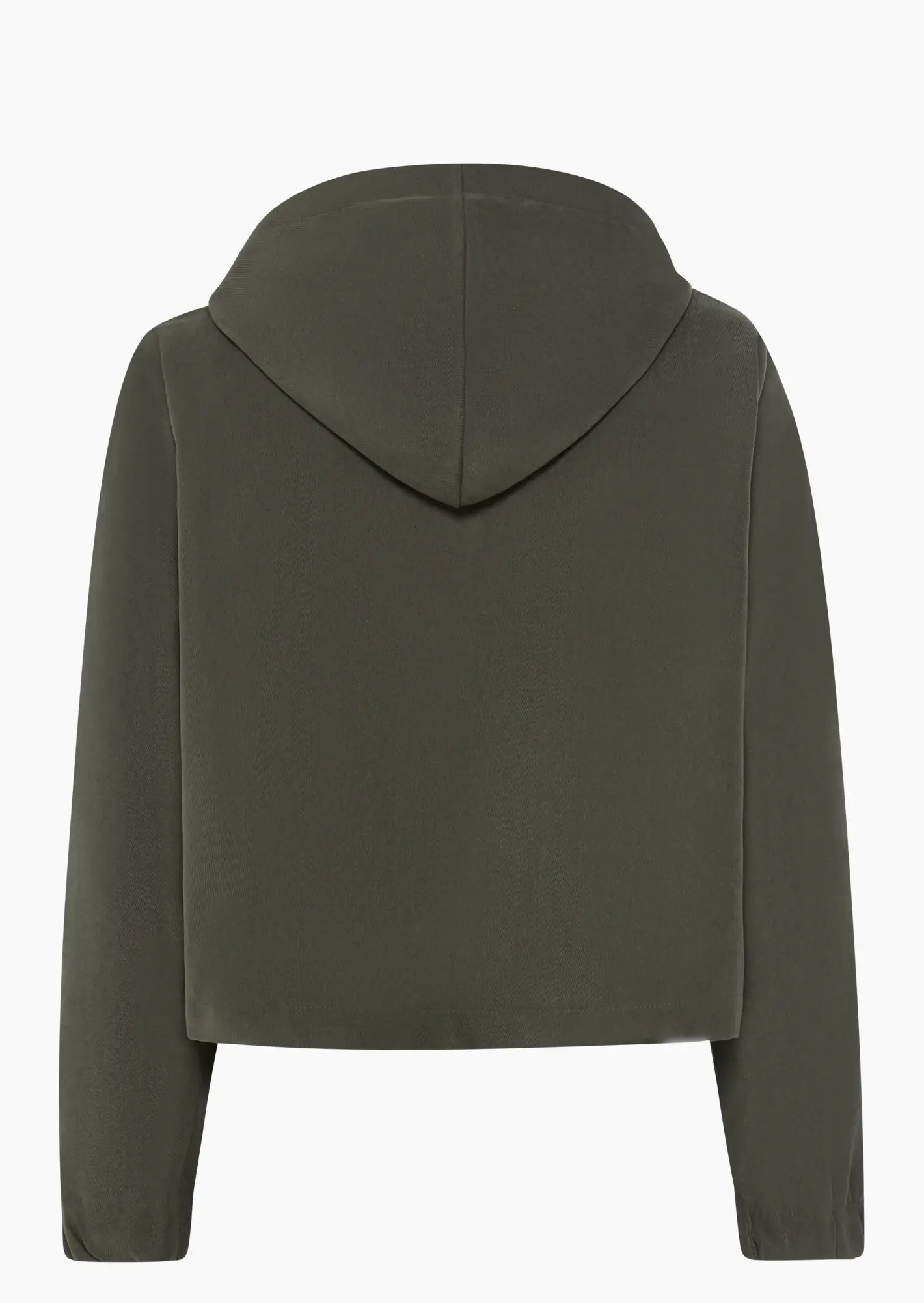 kurze Jacke in Cord-Optik, khaki