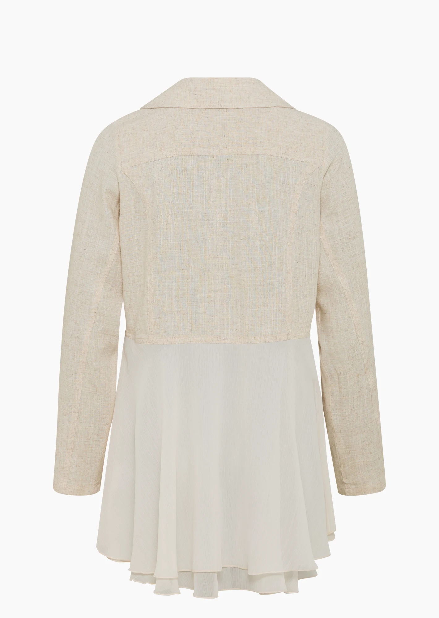 Blazer mit Häkeldetails & Ziersteinen, sand-melange