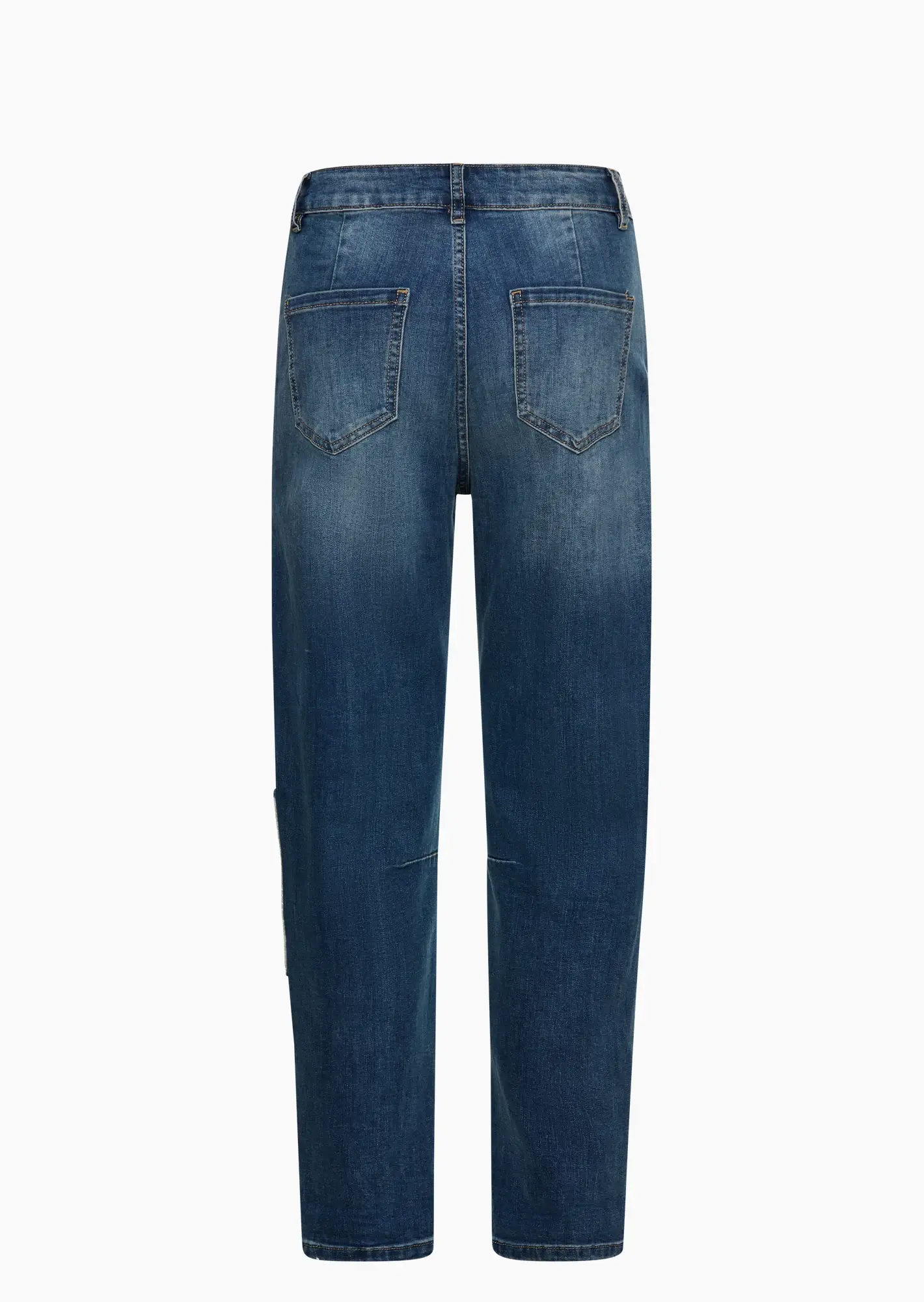 Jeans mit Highlights, blue denim