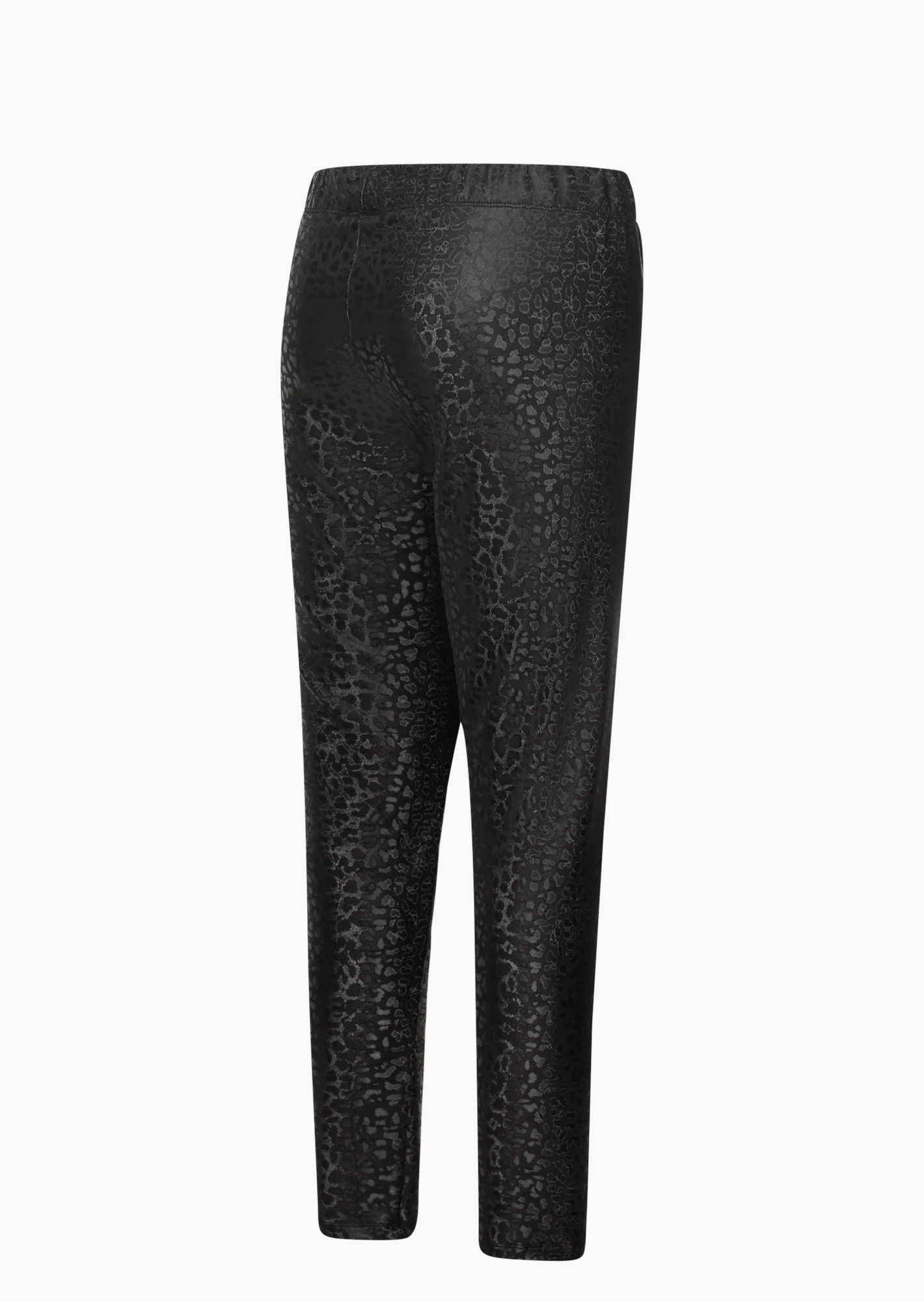 Leggings im Animalprint, schwarz