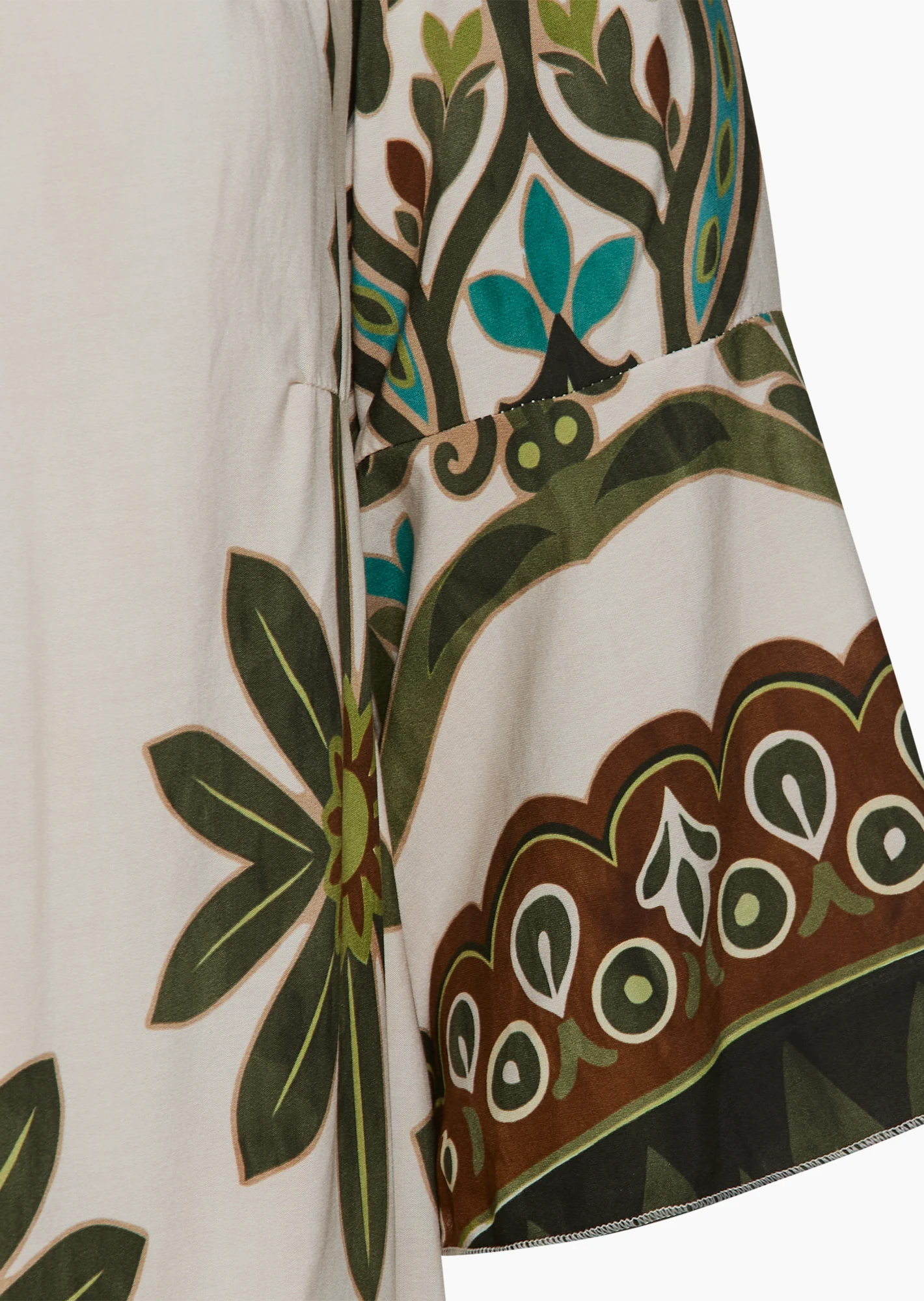 Kleid mit Carmen-Ausschnitt, khaki