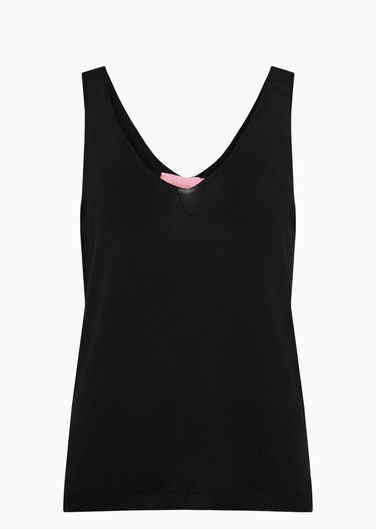 leichtes Stricktop, schwarz