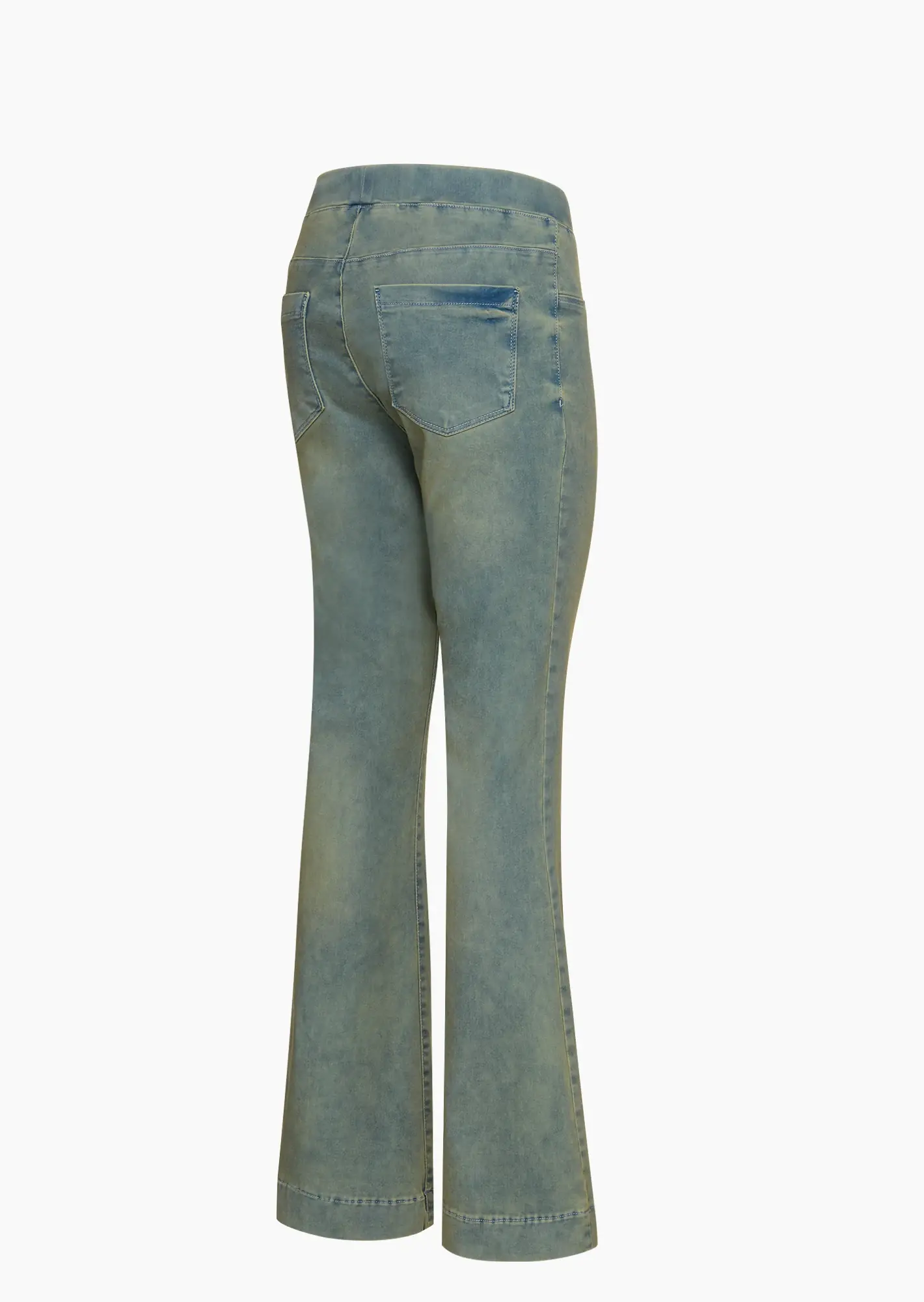 Jeggings im Bootcut-Style, smokey blue denim