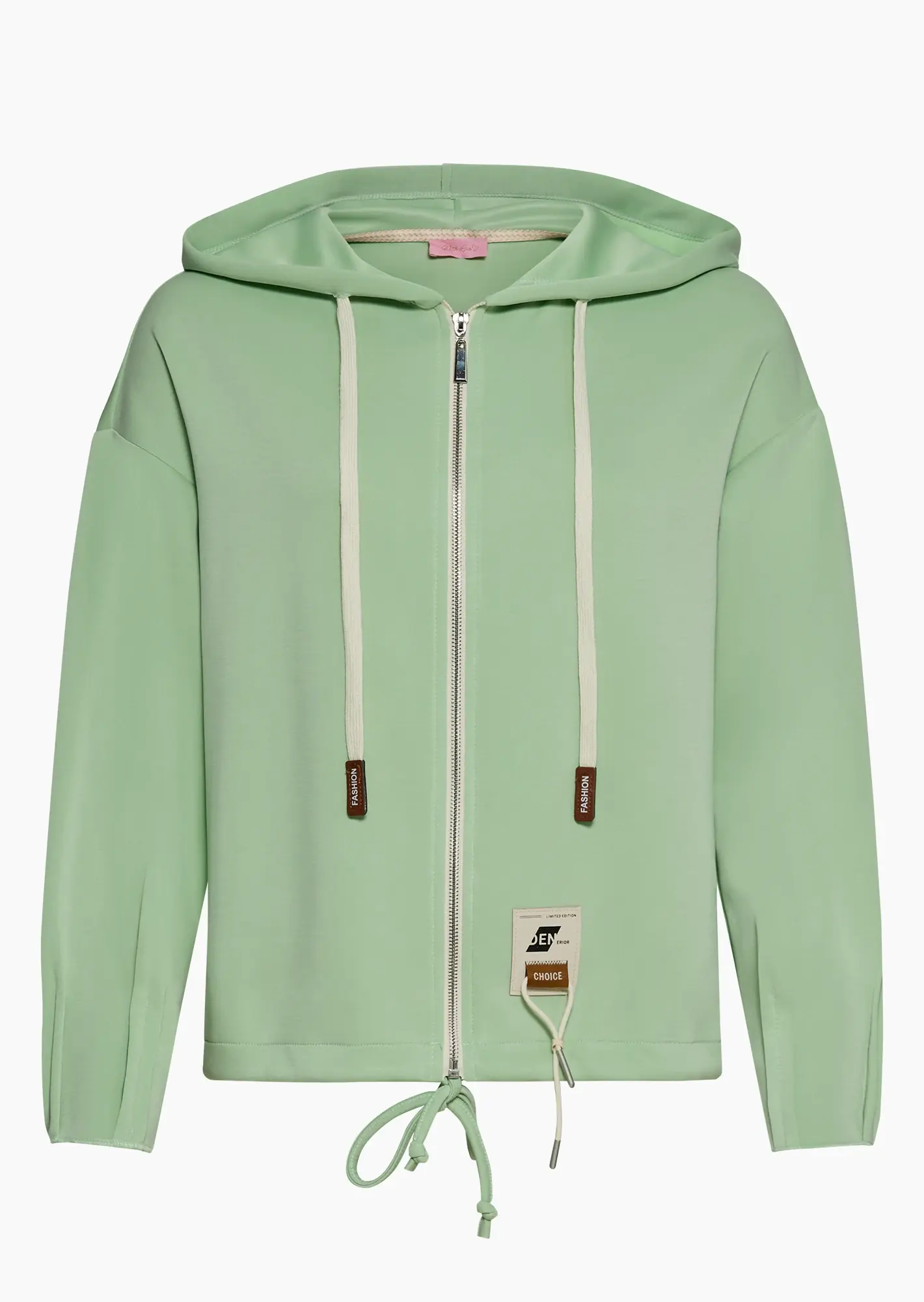 stylische Sweatjacke, mint