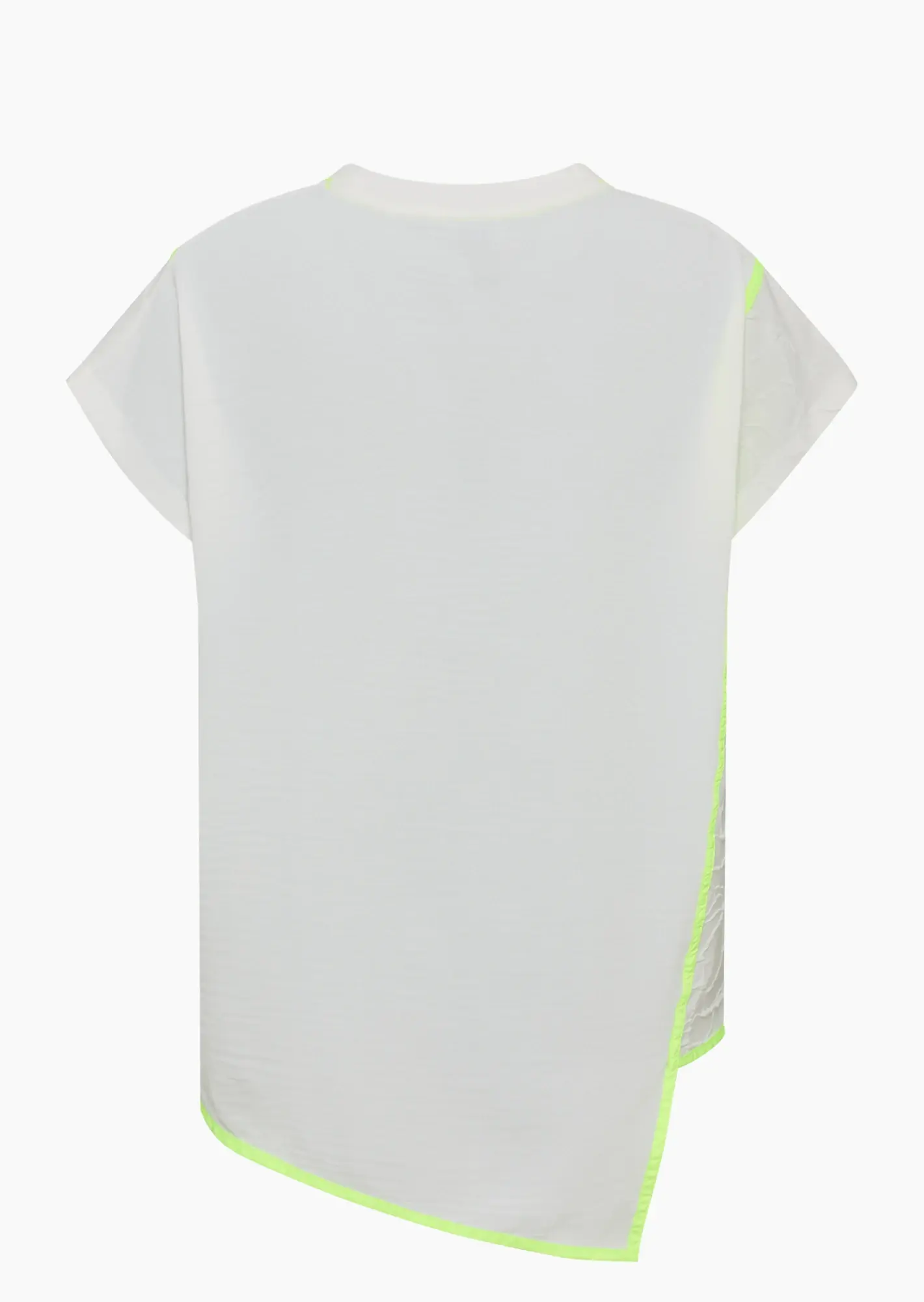 Lockeres Blusenshirt in Asymmetrie und Struktur, offwhite