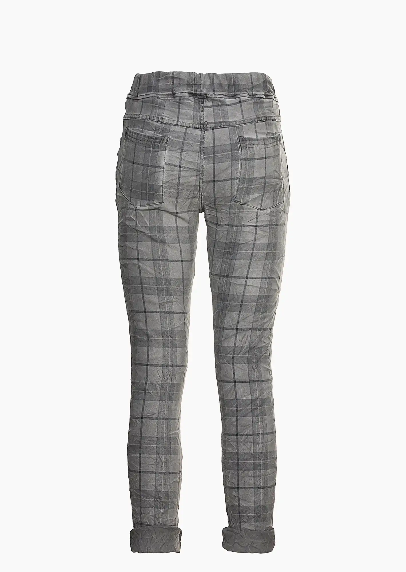 Joggpant mit Karos, grau
