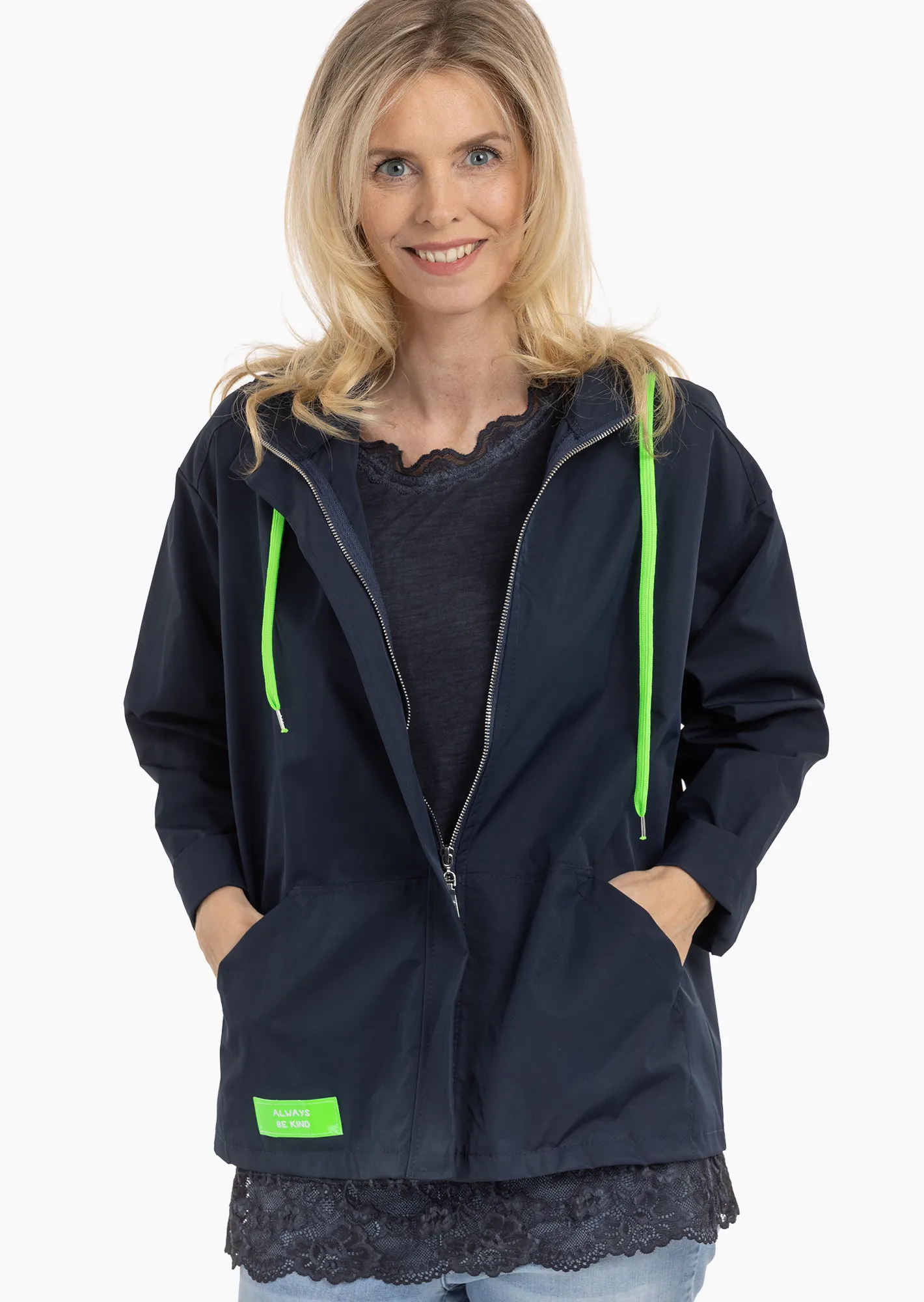leichte Jacke, navy
