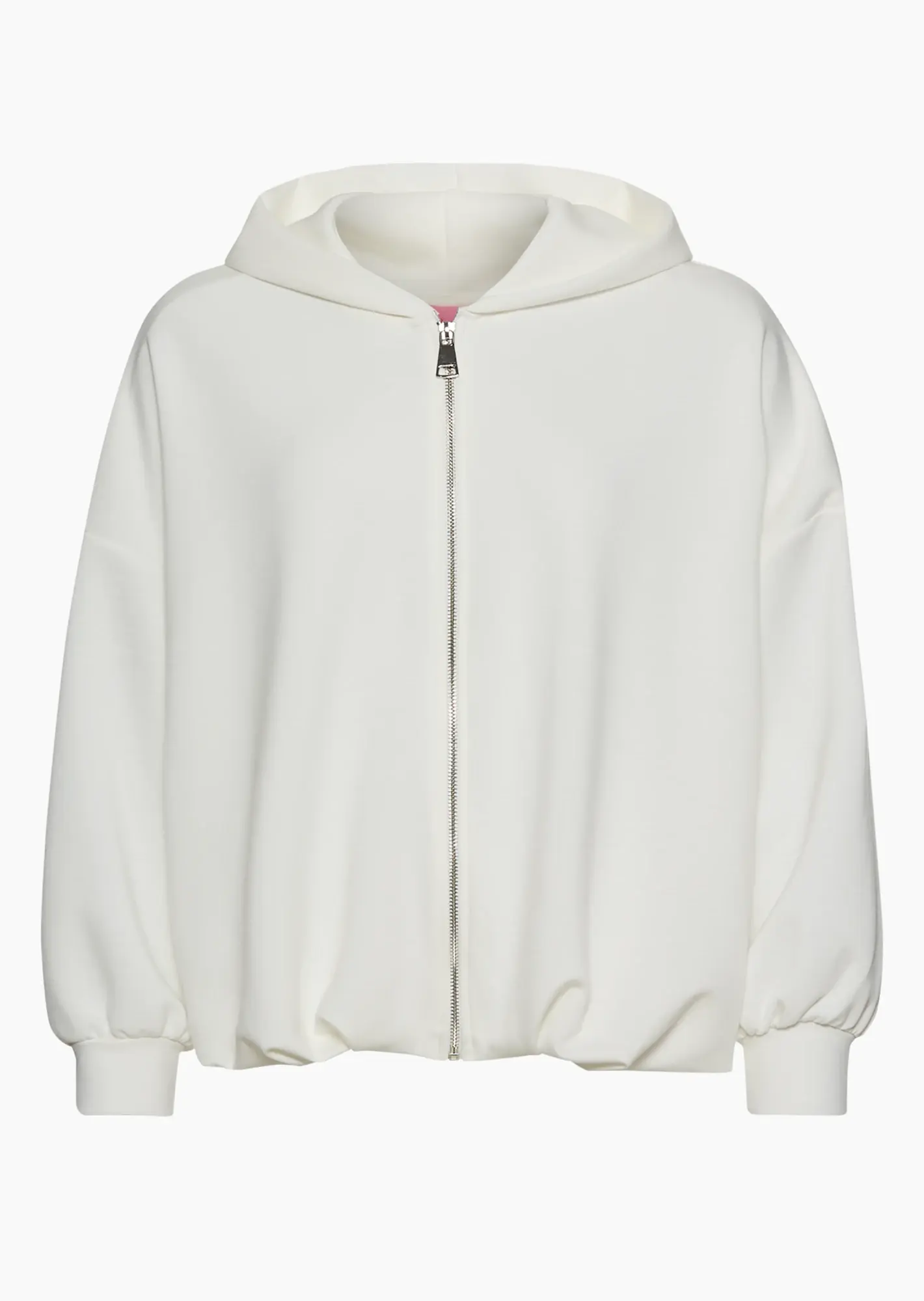 oversized Jacke mit Ballonsaum, offwhite