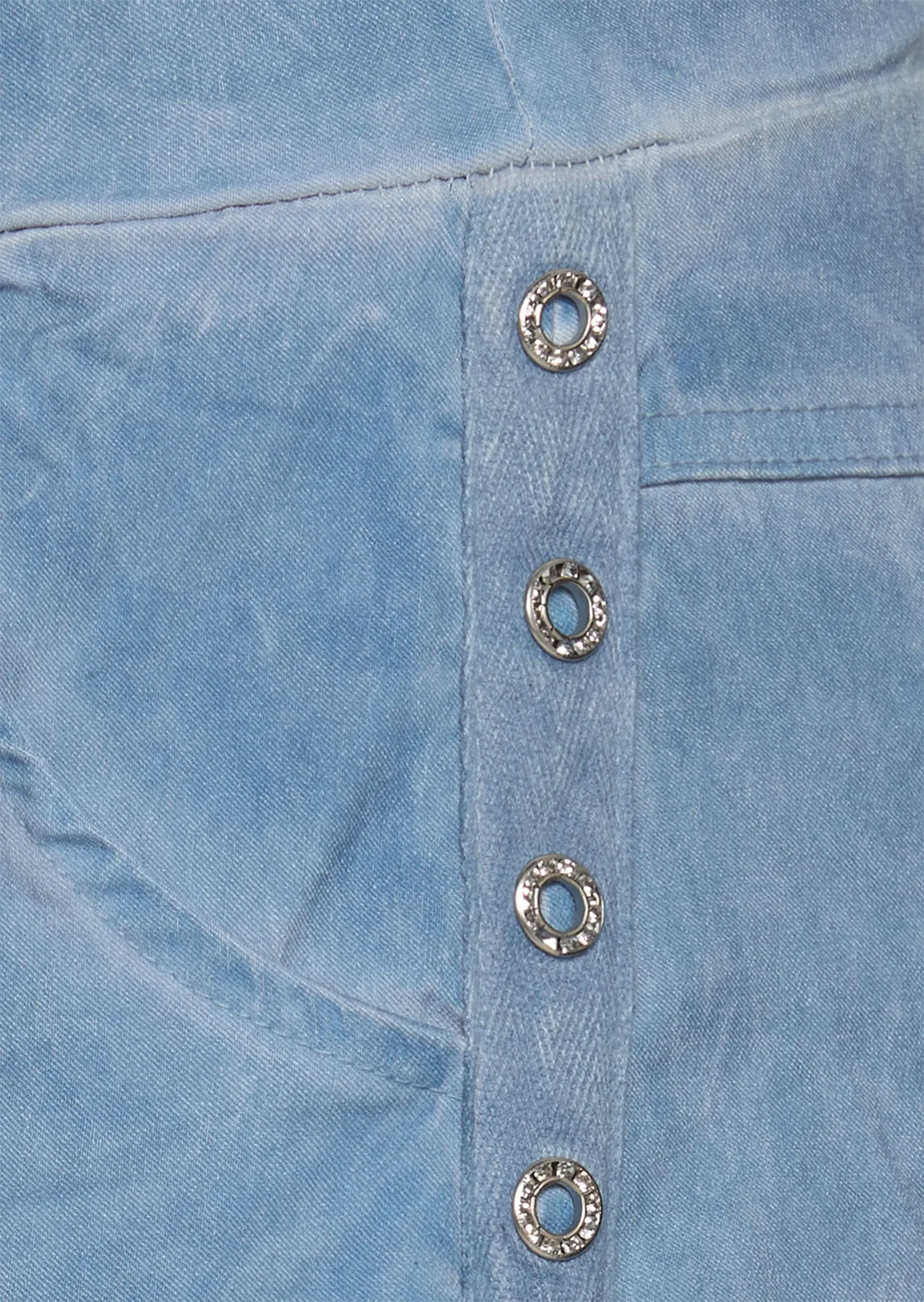 Joggpants mit Galonstreifen, blue denim