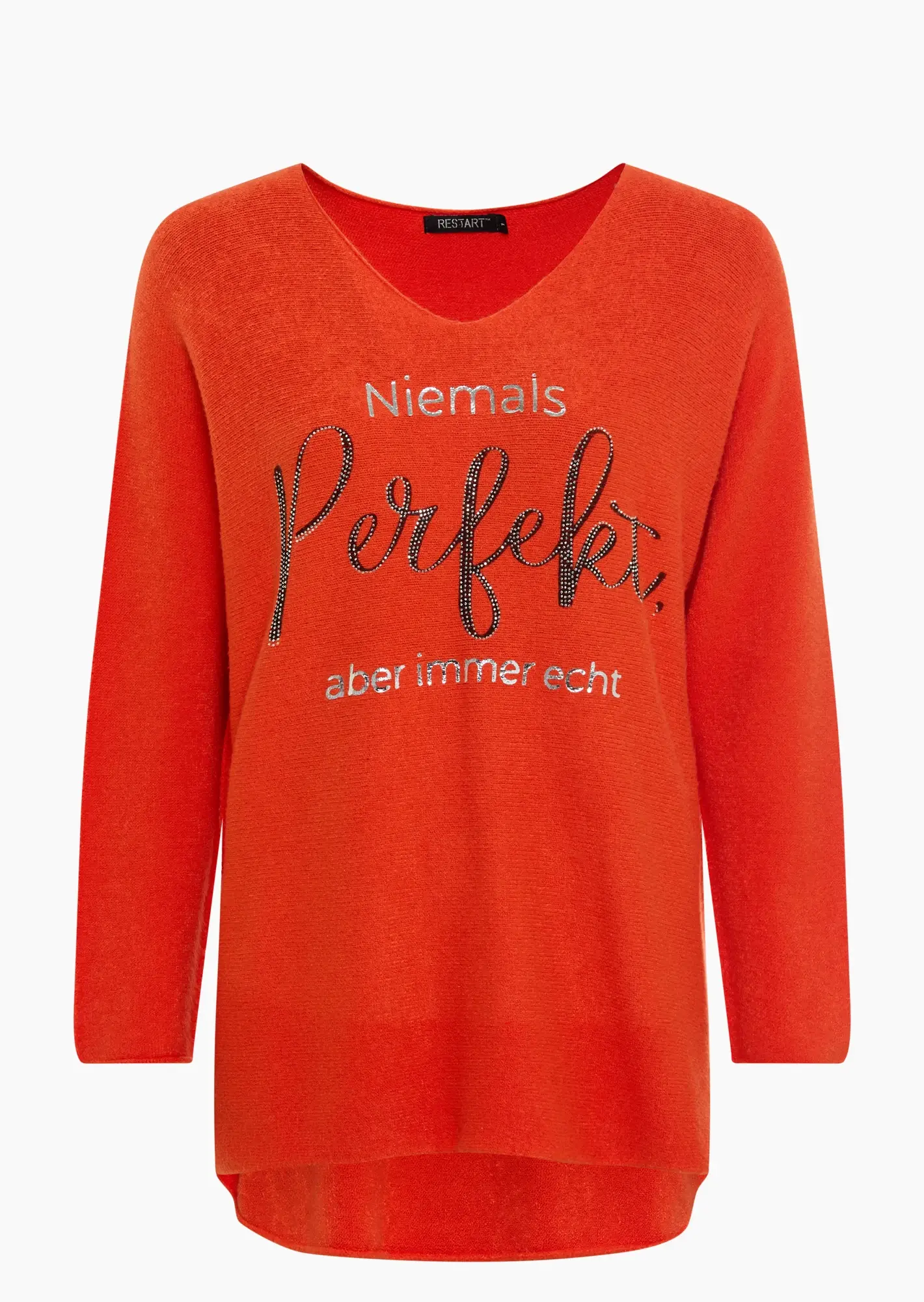 Strickpullover 'Perfekt', orange