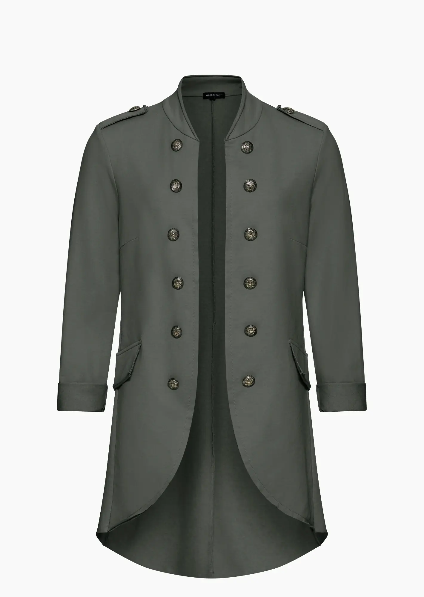 Blazer im Military-Style, oliv