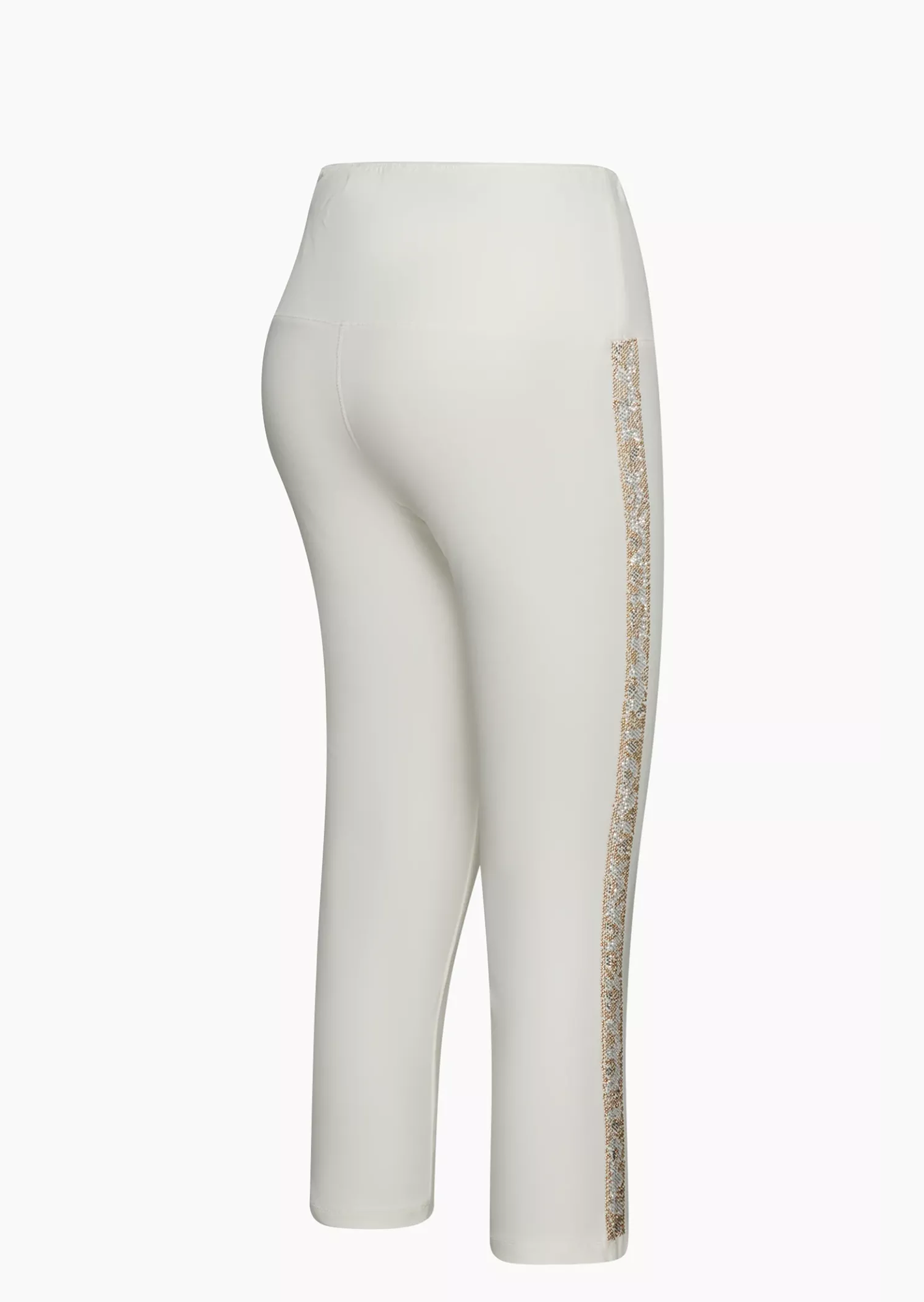 Leggings mit Galonstreifen, offwhite