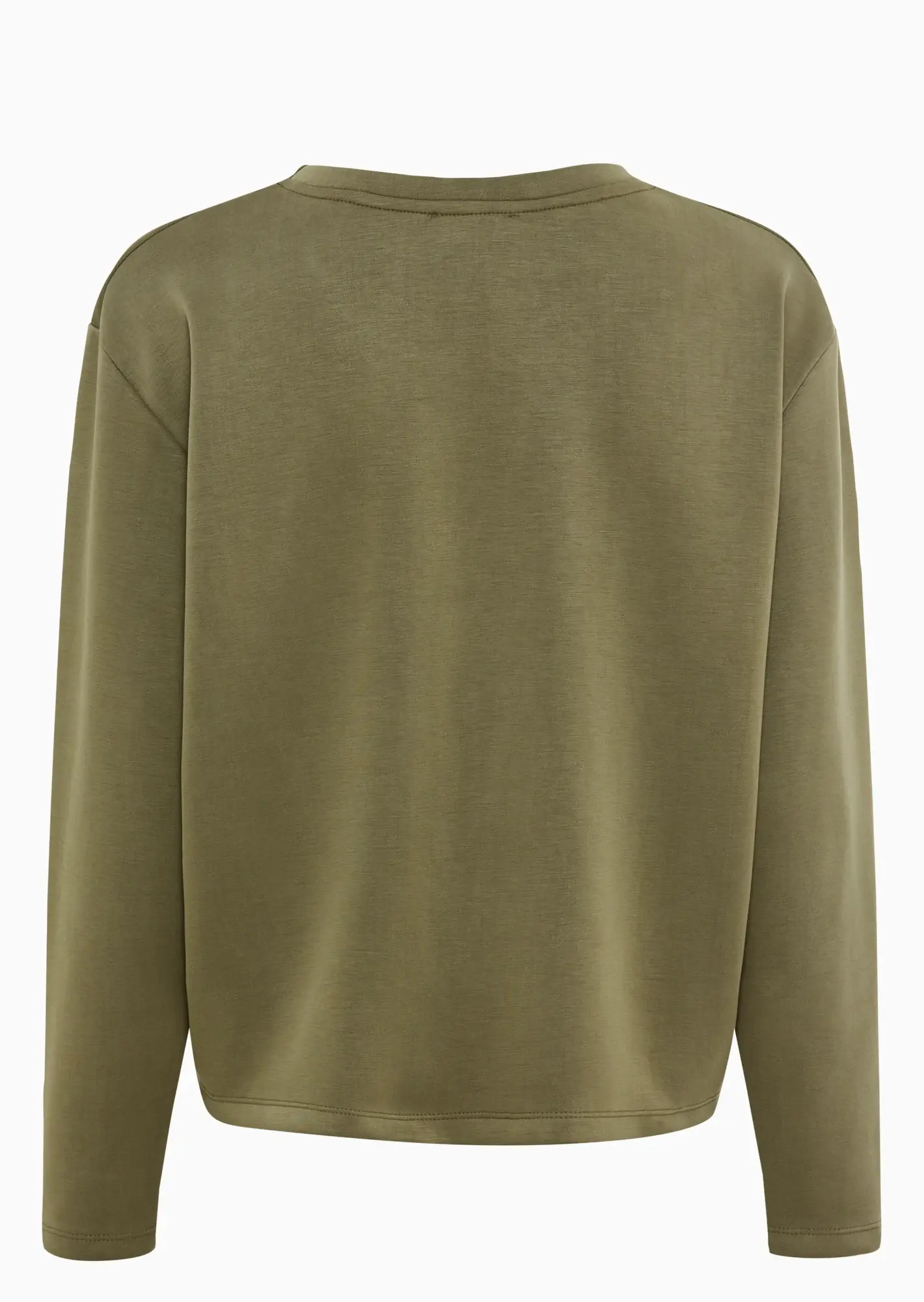Leichter Pullover unifarben, salbei