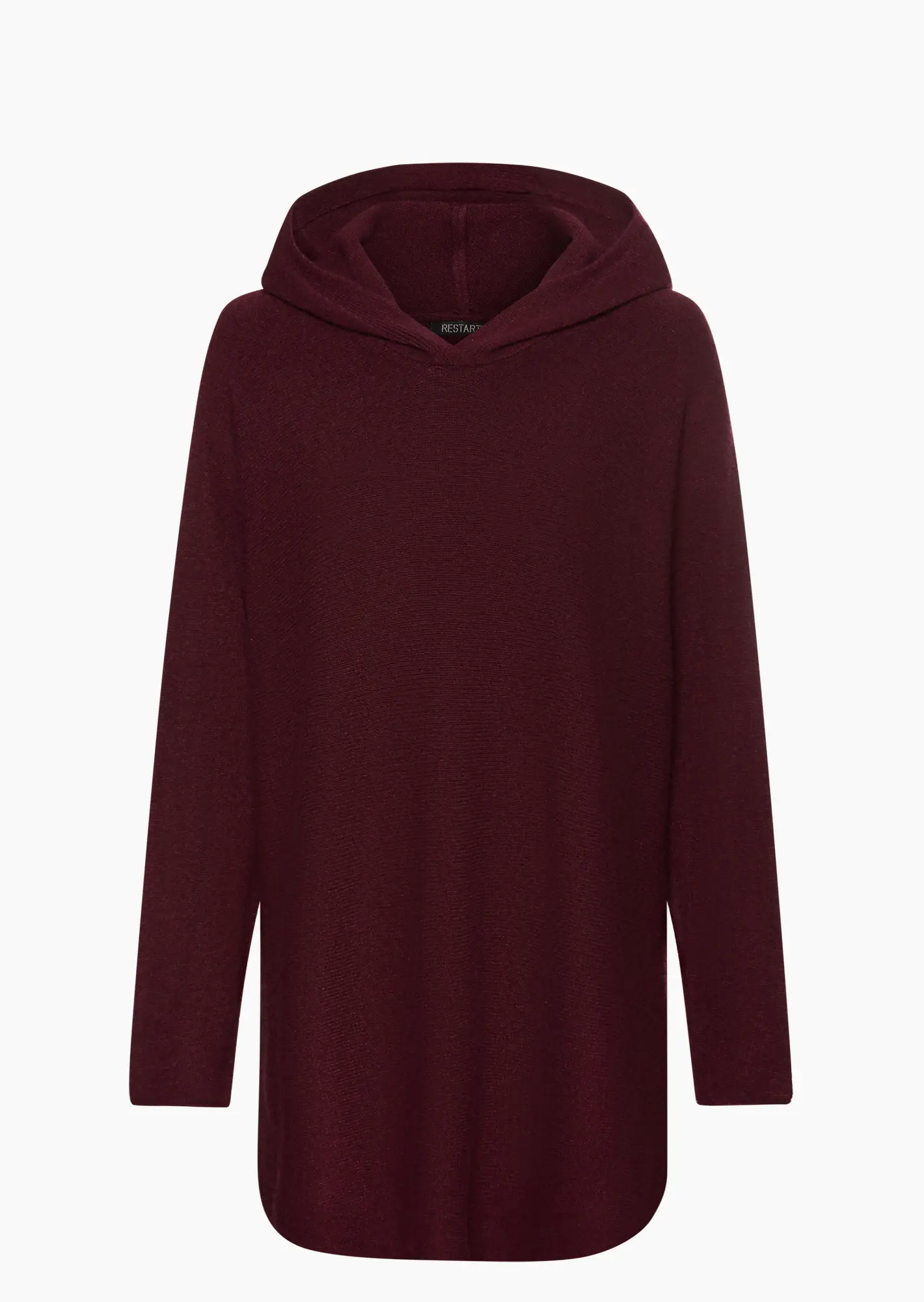Pullover in Strick-Optik, burgund