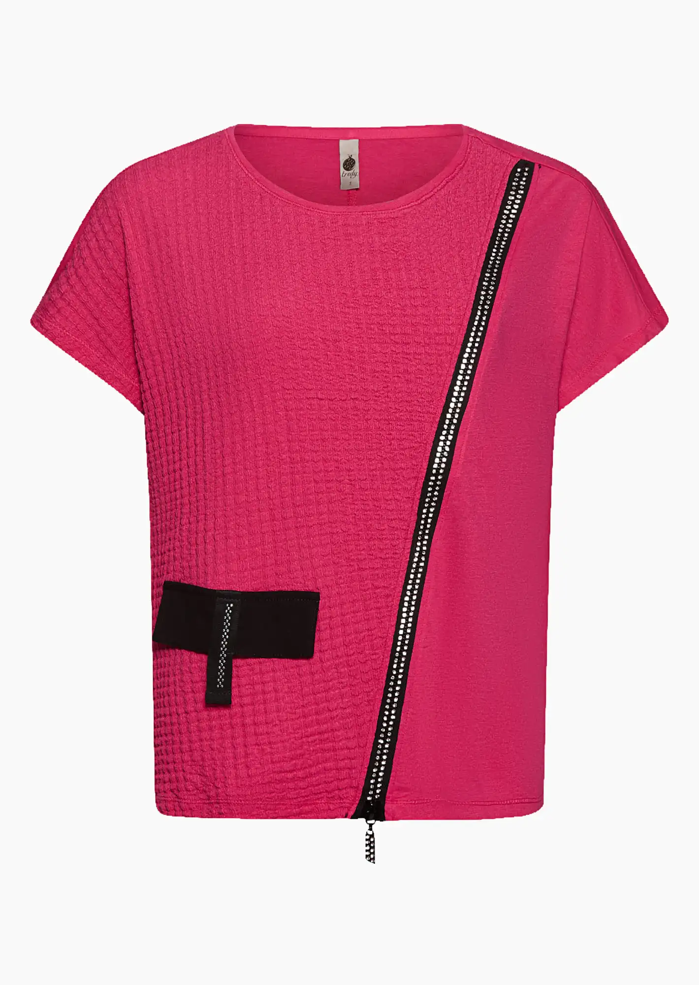 Shirt mit Highlights, very berry