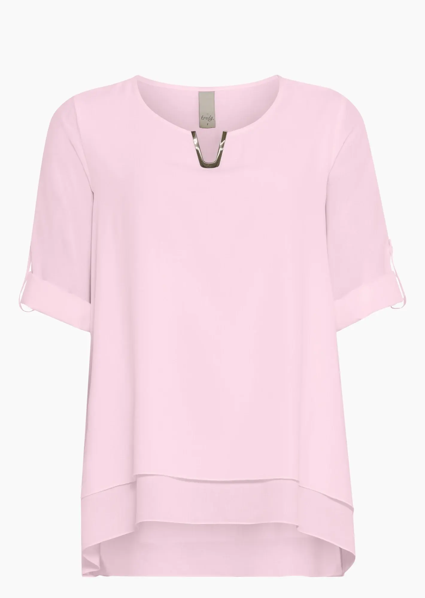 Bluse im Lagenlook, mandelblüte