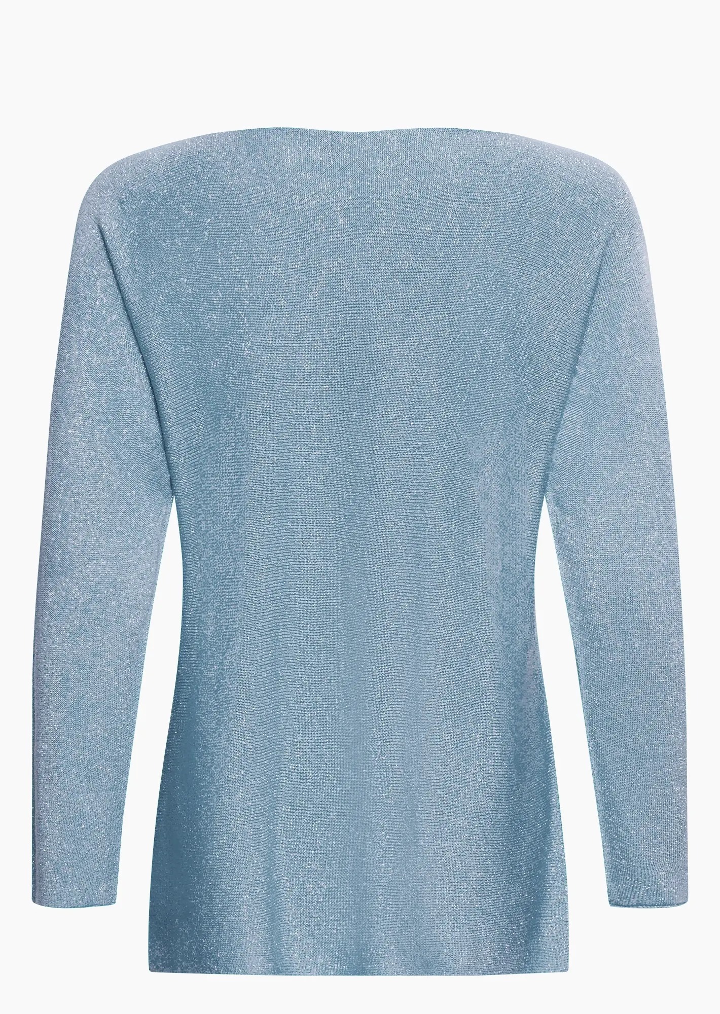 Leichter Strickpullover mit Glitzer, eiskristall