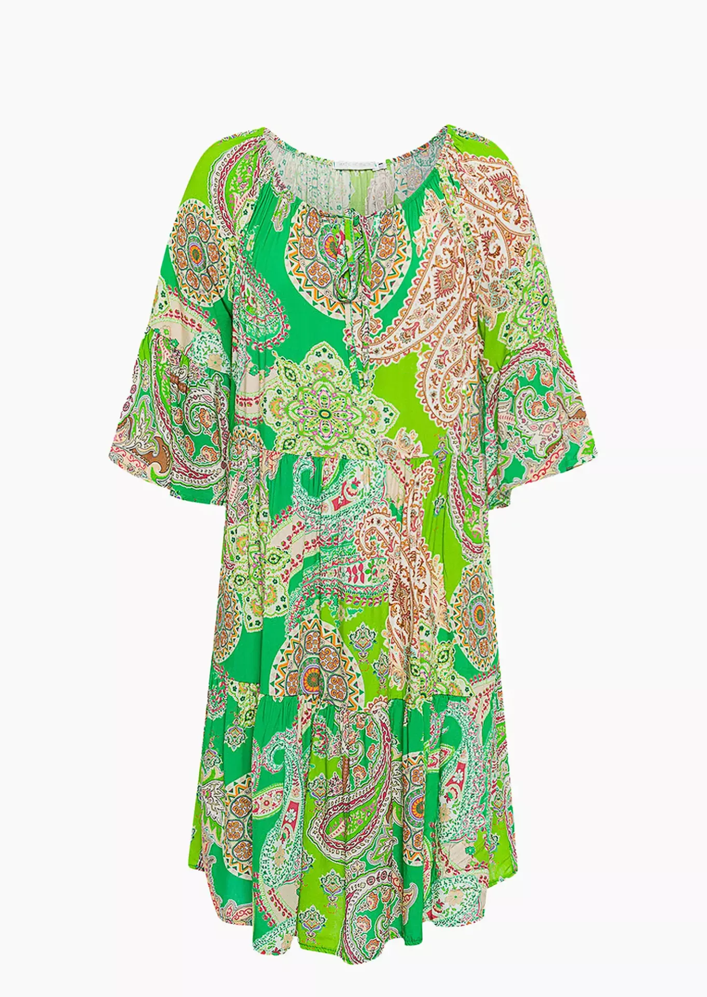 Kleid im Paisleydruck, grün