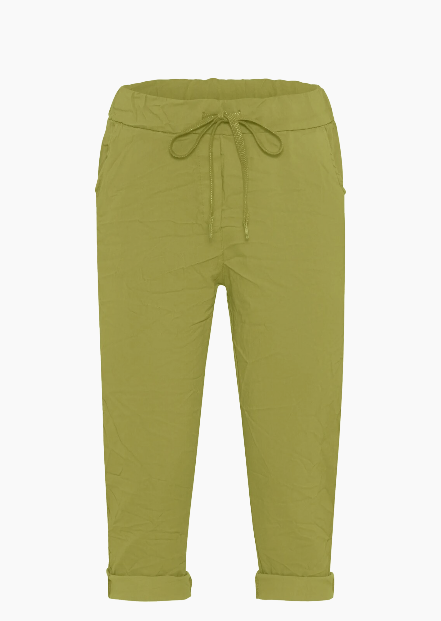 Capri-Joggpants, pistazie