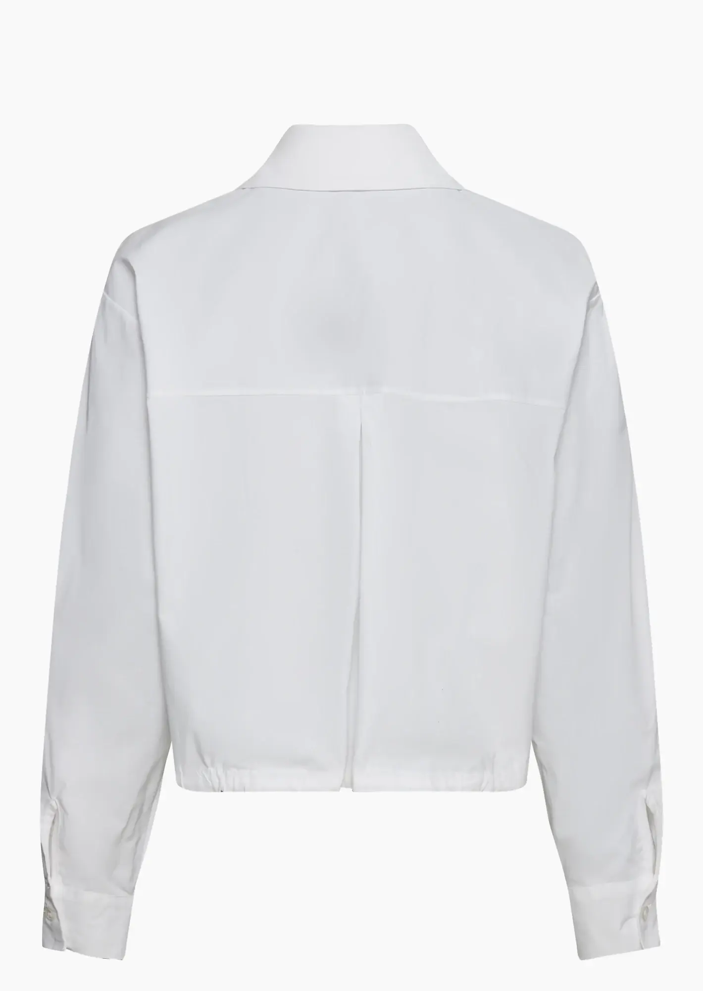 kurze Bluse, weiß
