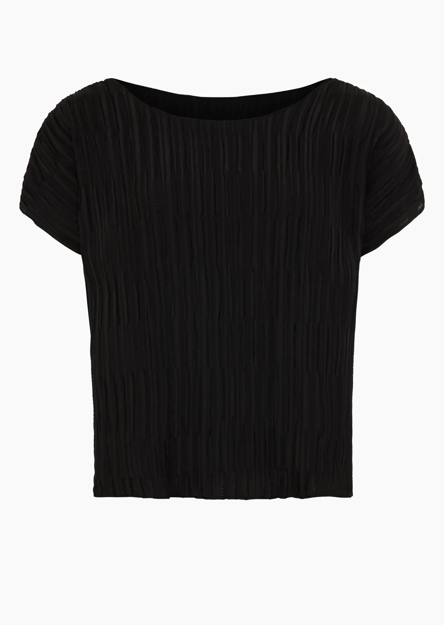gecrashtes Shirt, schwarz