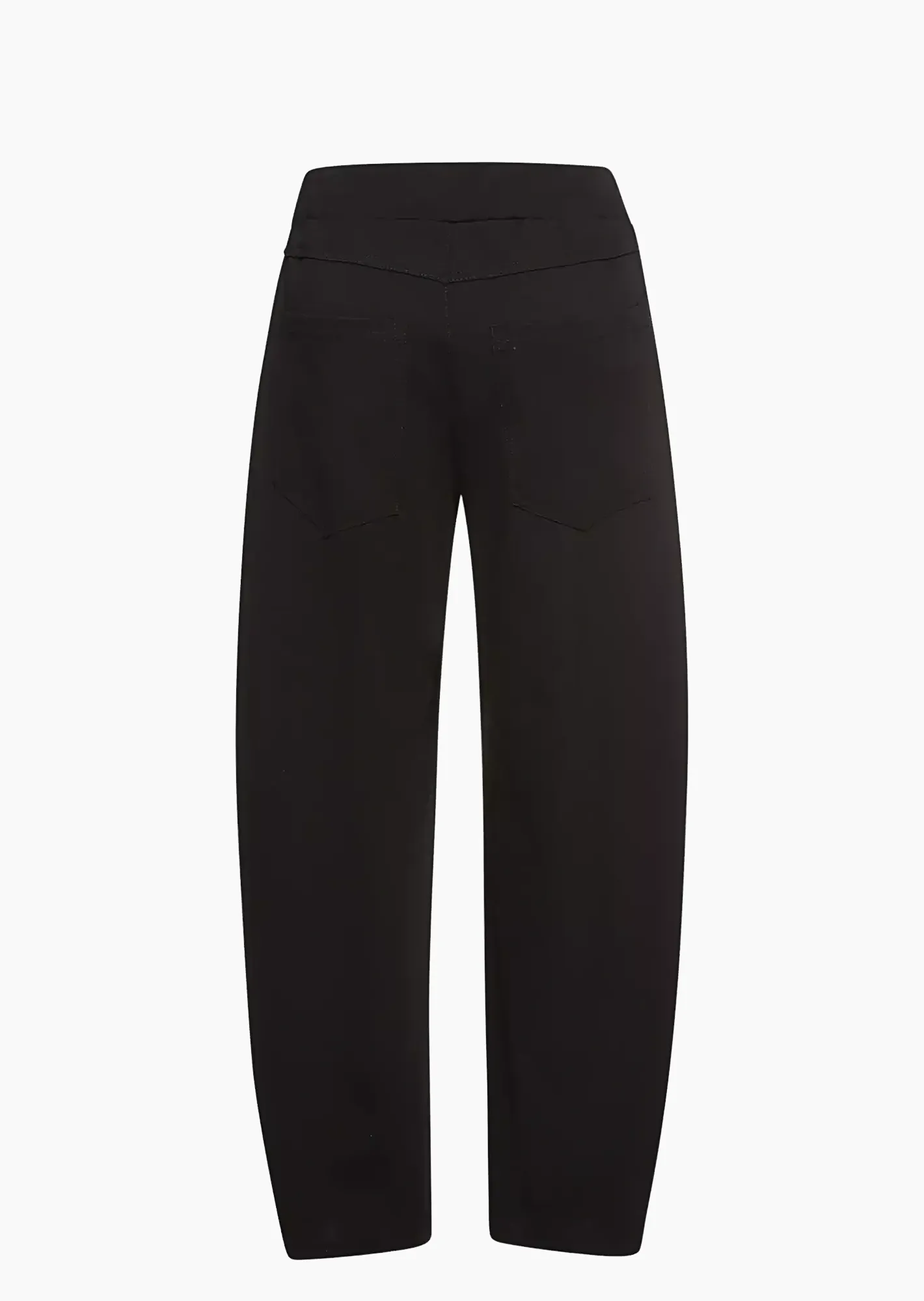 Pants mit schrägem Galonstreifen, schwarz