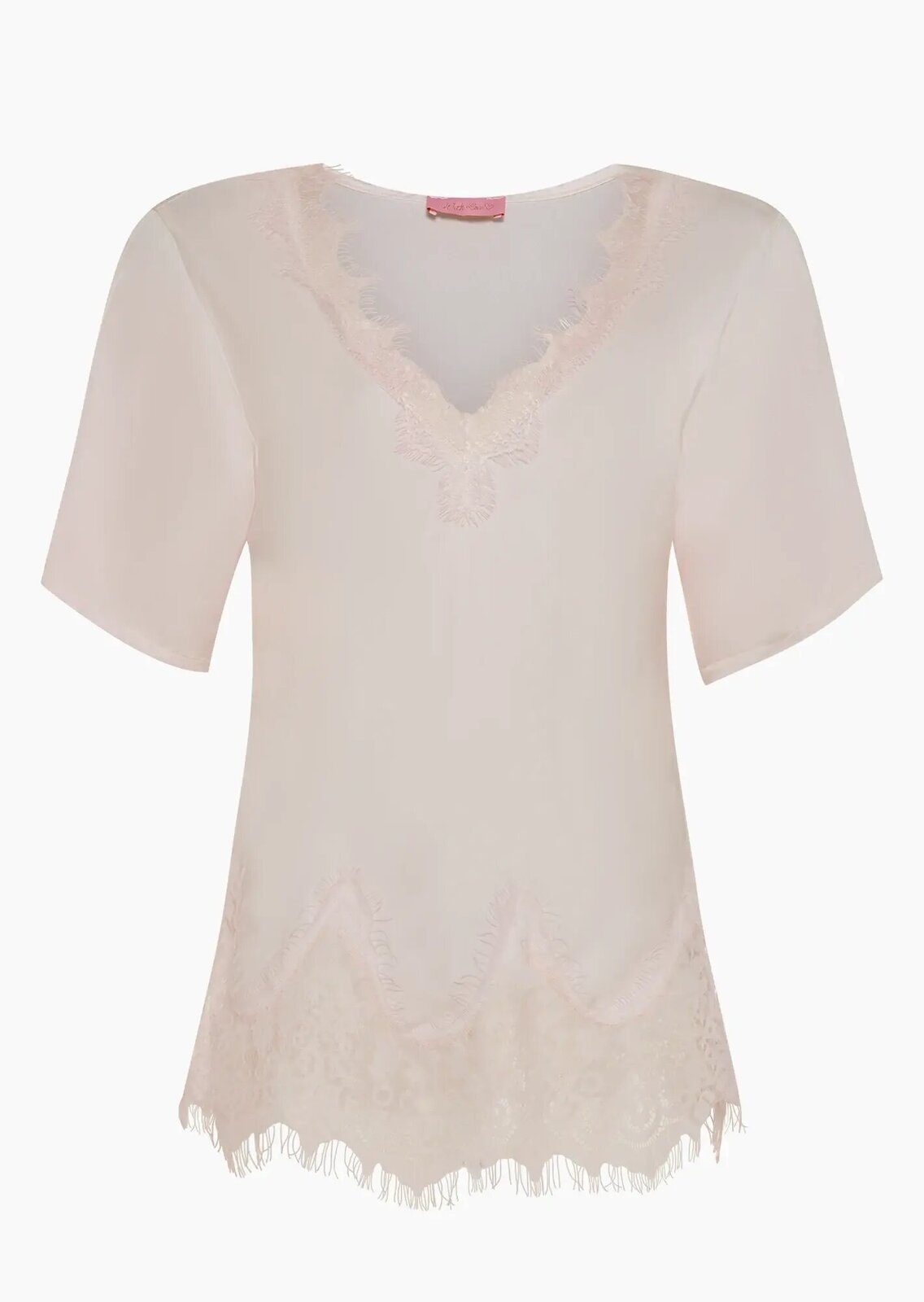 Shirt aus Viskose-Satin, mandelblüte