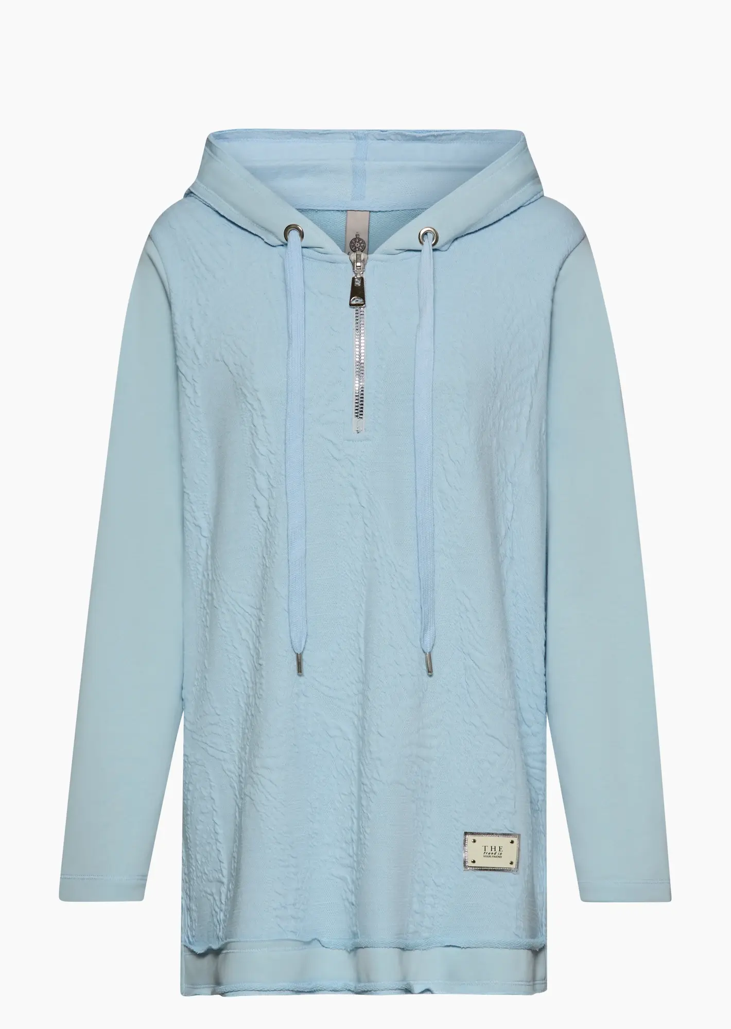 Sweatpullover mit Struktur, eiskristall