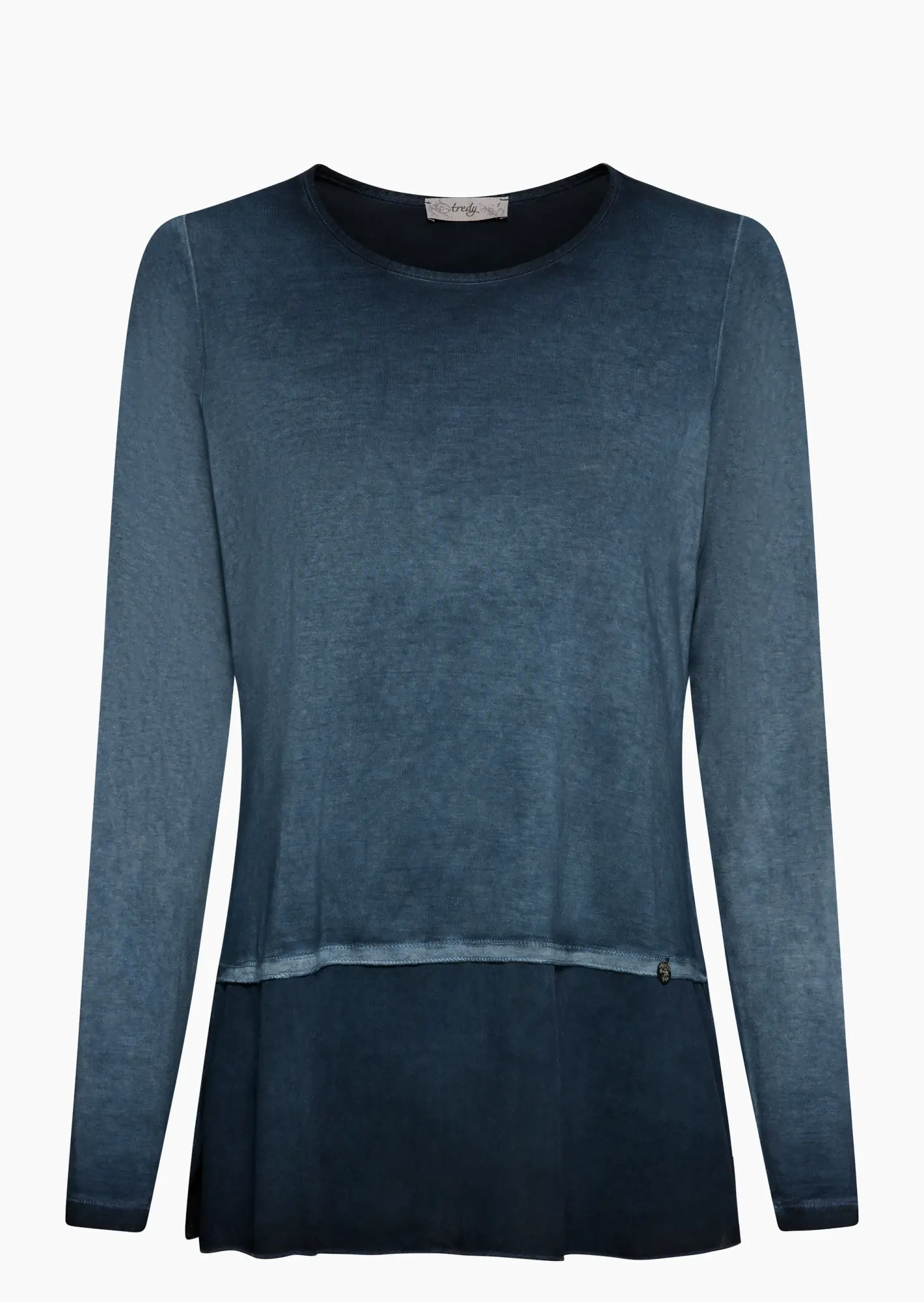 Langarmshirt KATI, navy