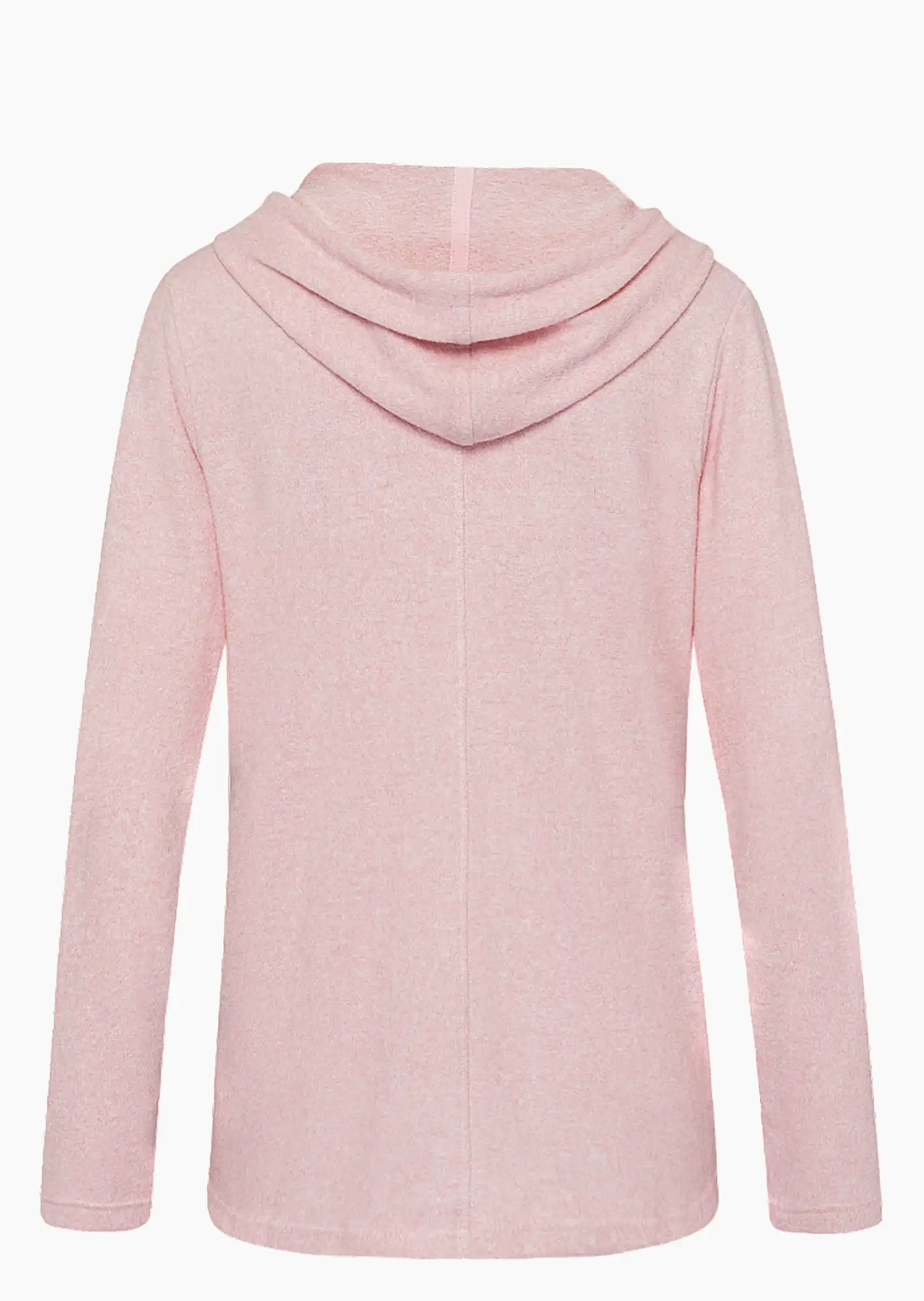 kuscheliges Kapuzenshirt 'Believe', rosenholz
