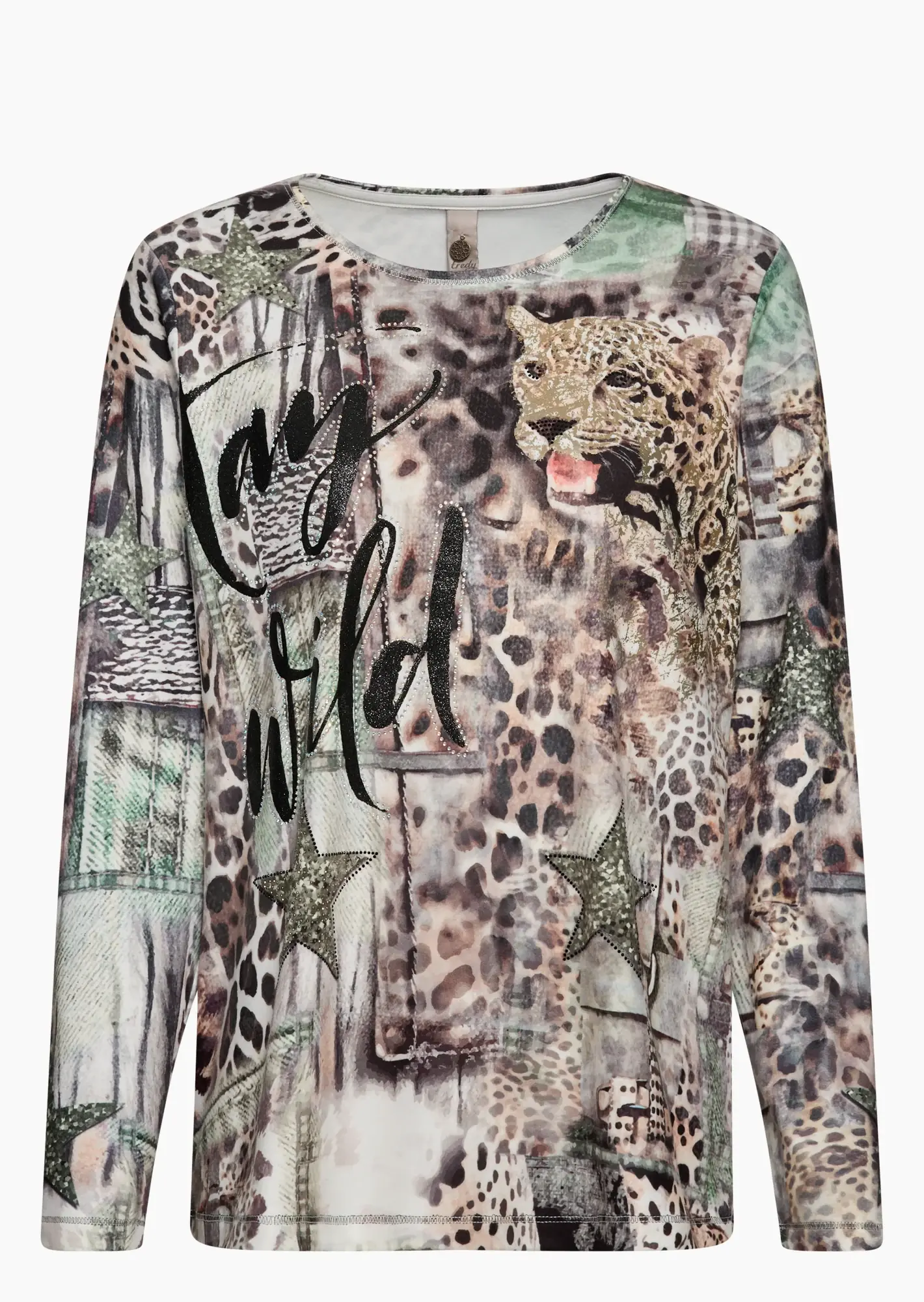 kuscheliges Shirt 'Wild', salbei