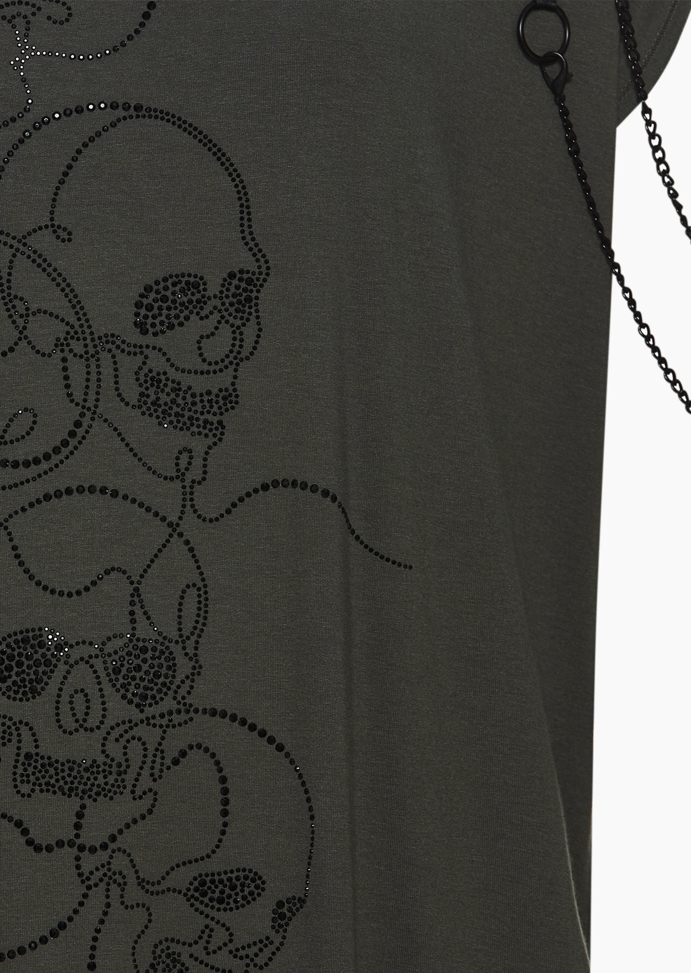 Shirt asymmetrisch, oliv